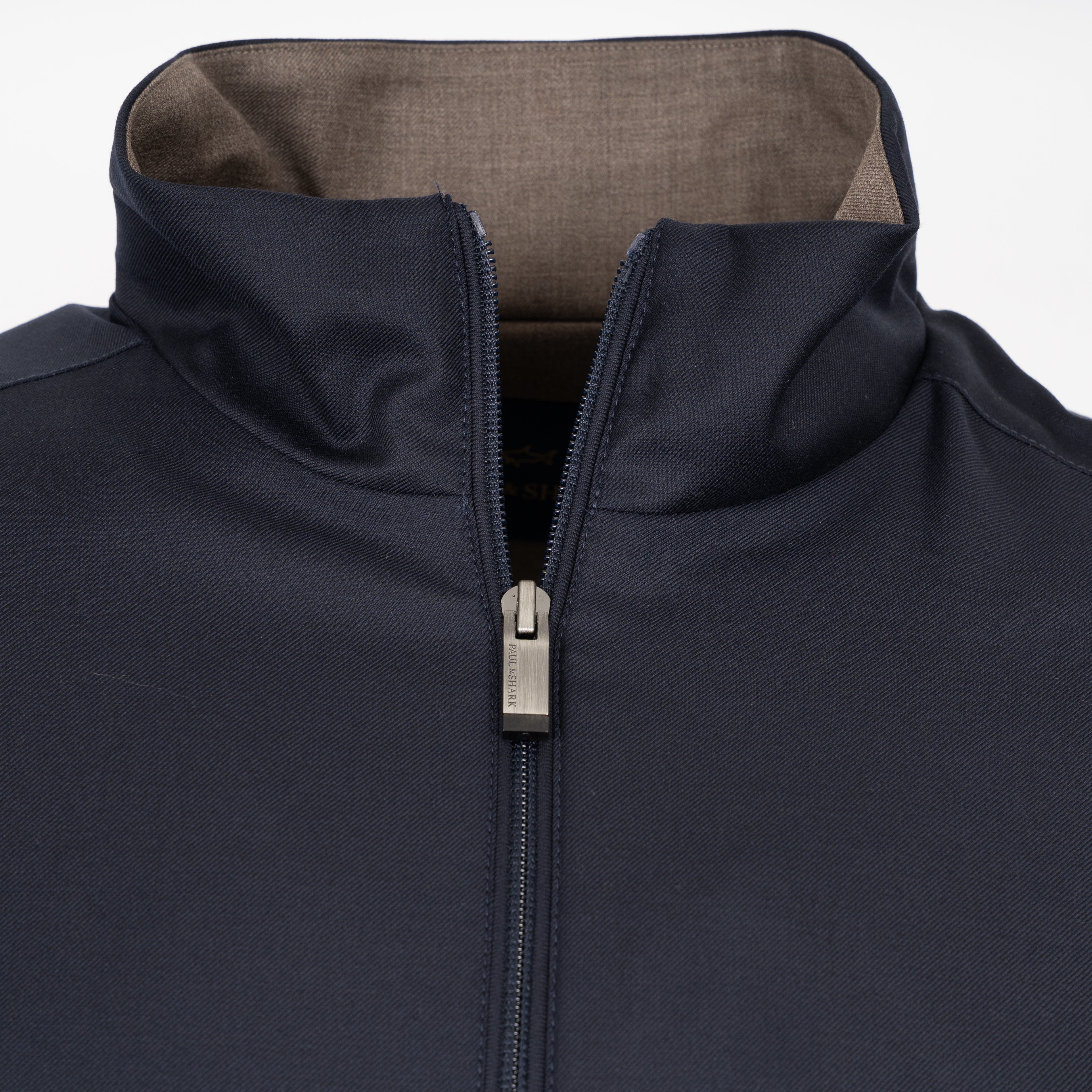 Paul & Shark Hybride Vest Blauw | Loro Piana Rain System®
