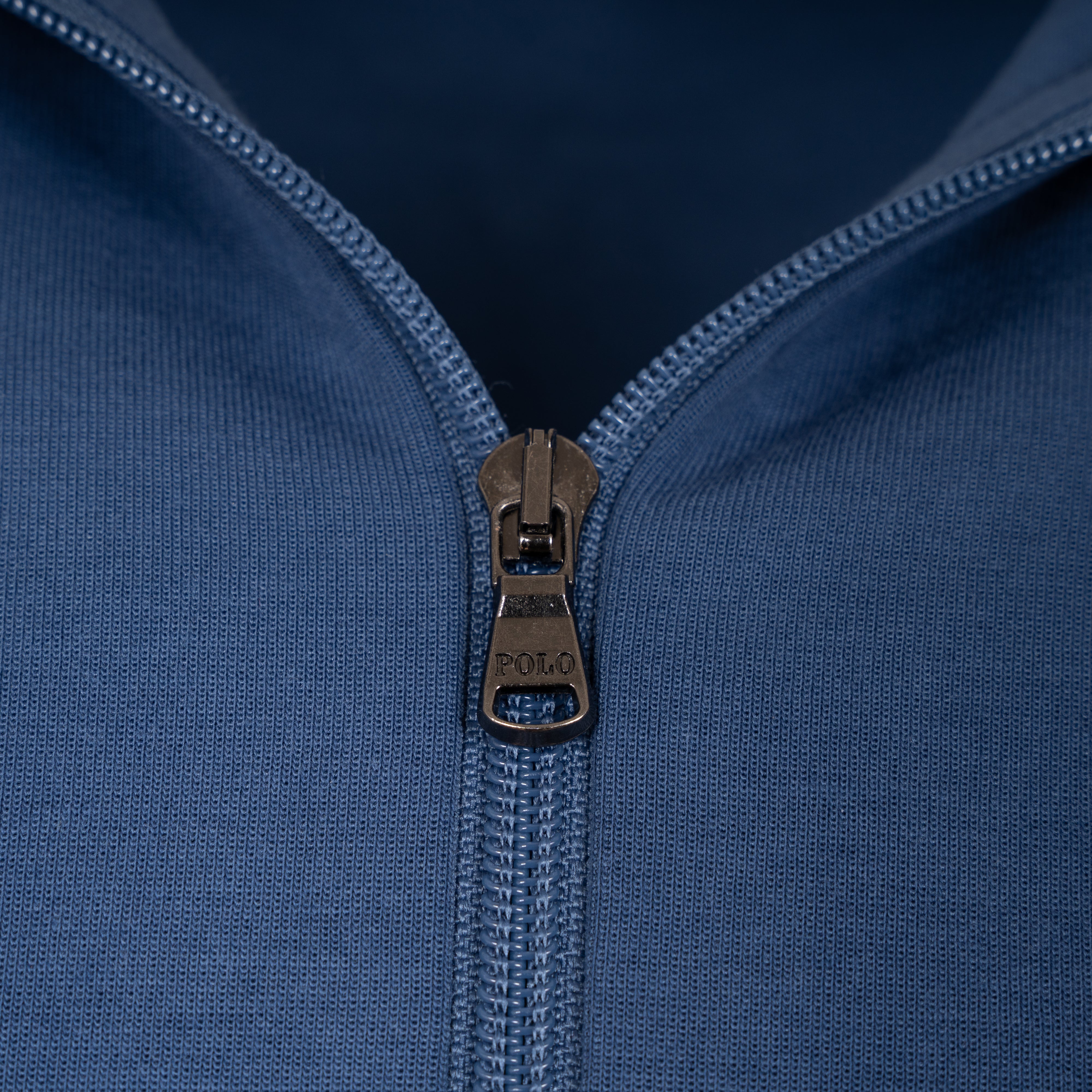 Ralph Lauren Vest Blauw | Double-Knit