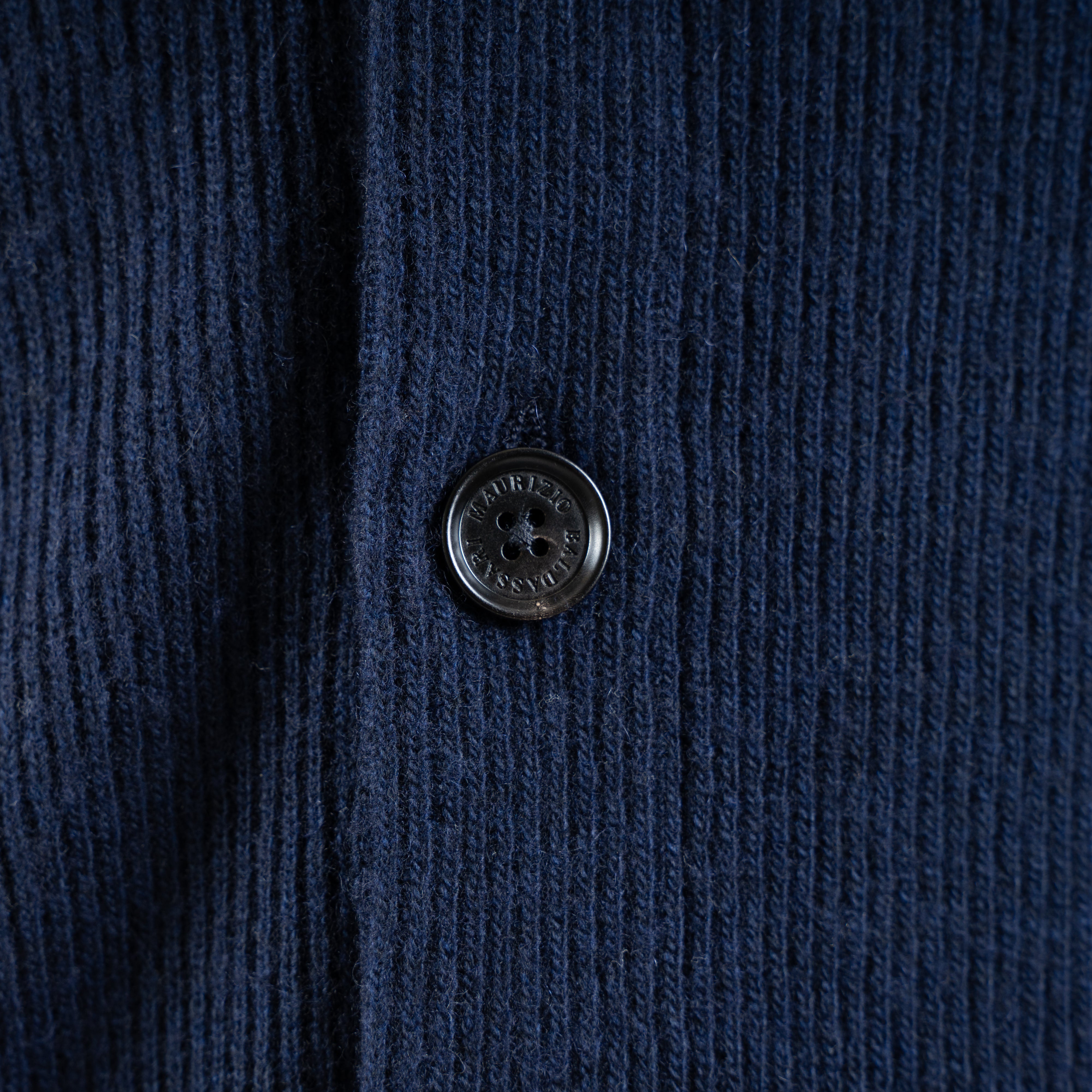 Maurizio Baldassari Overshirt Blauw | Chevron Details Blouson