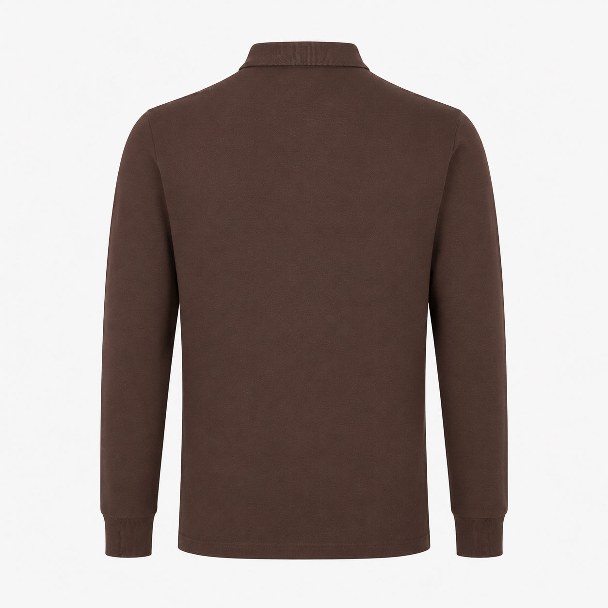 Ralph Lauren Polo Lange Mouw Bruin | Custom Slim Fit