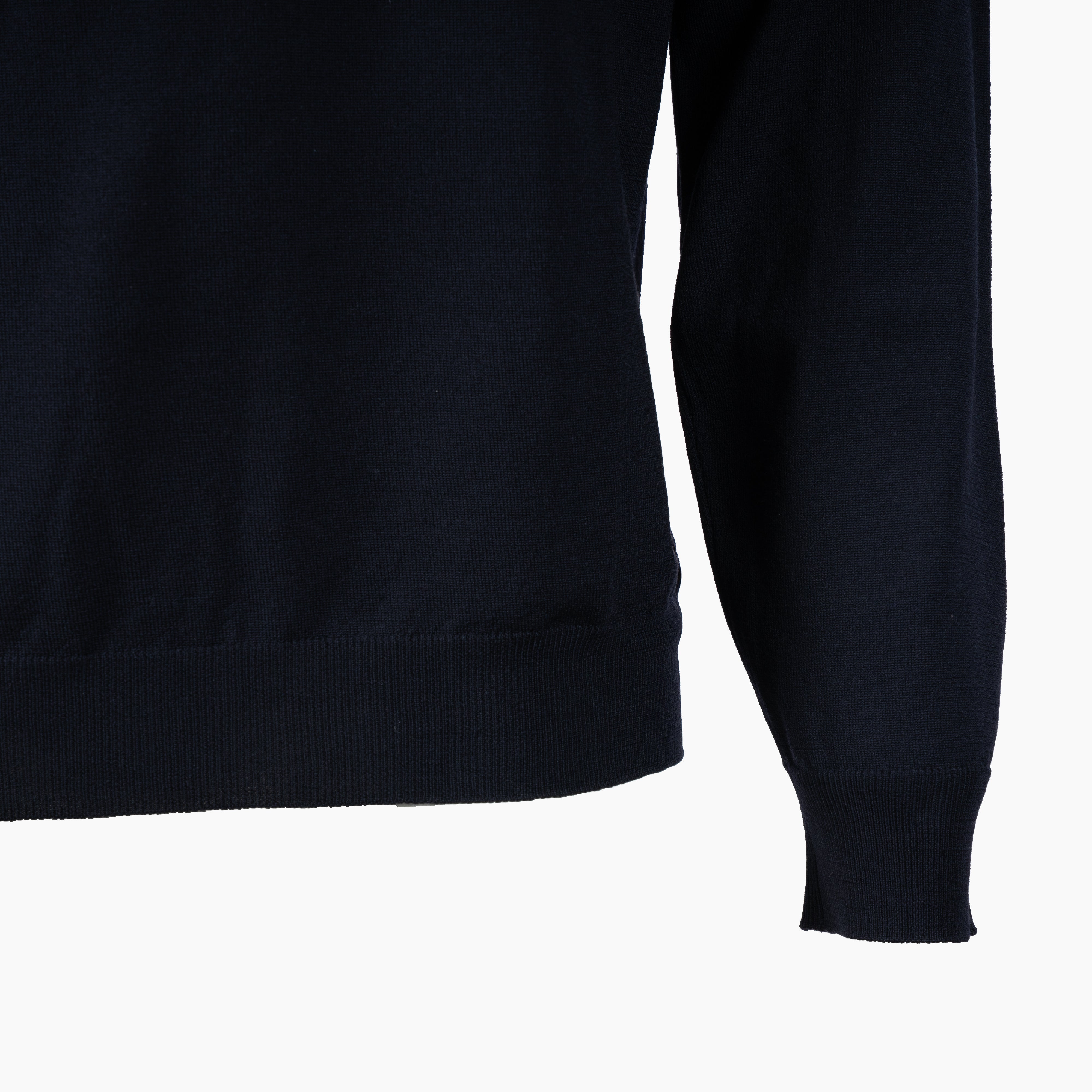 Slowear Gebreide Polo Lange Mouw Blauw | Flexwool