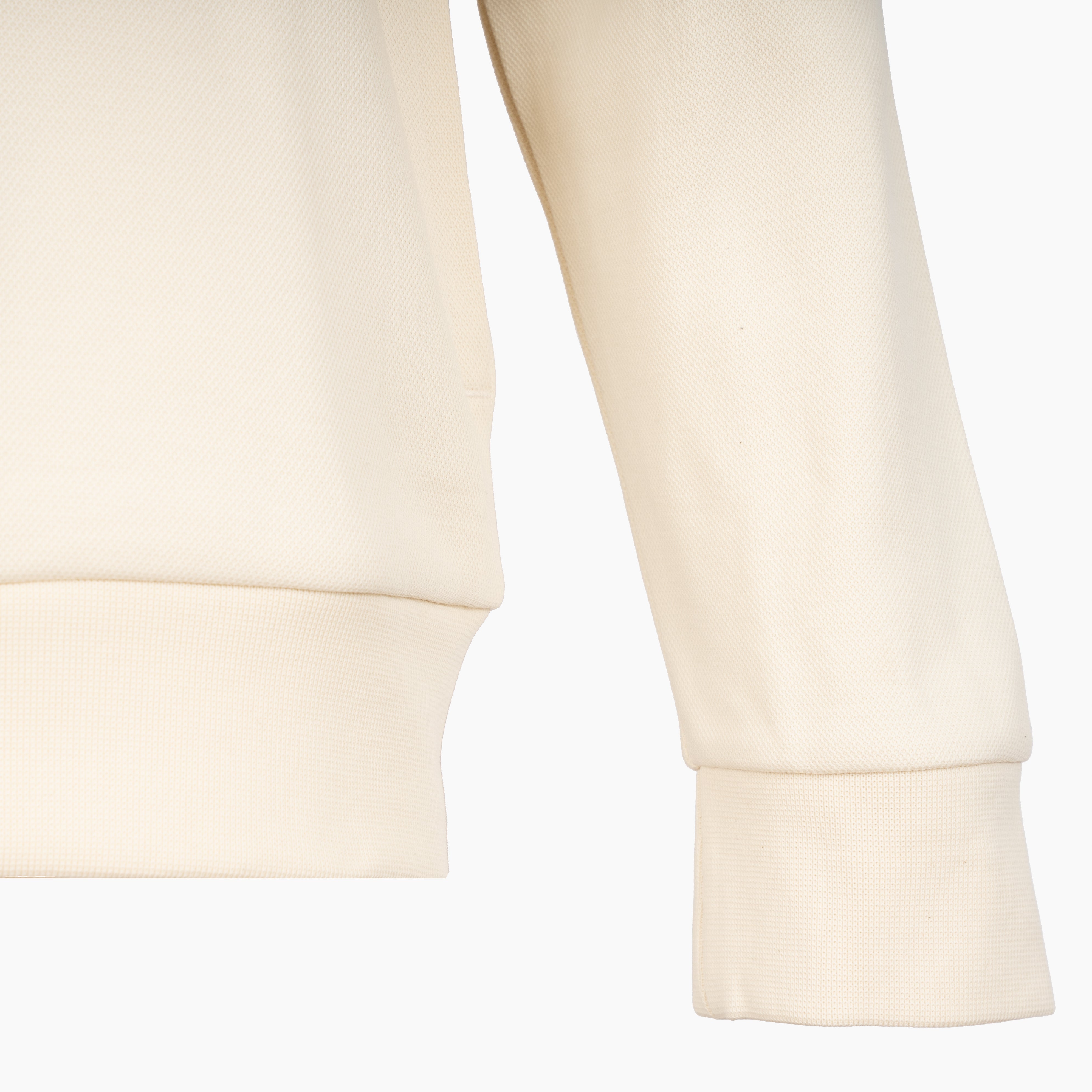 Ralph Lauren Gebreide Trui met Rits Crème | Double-Knit