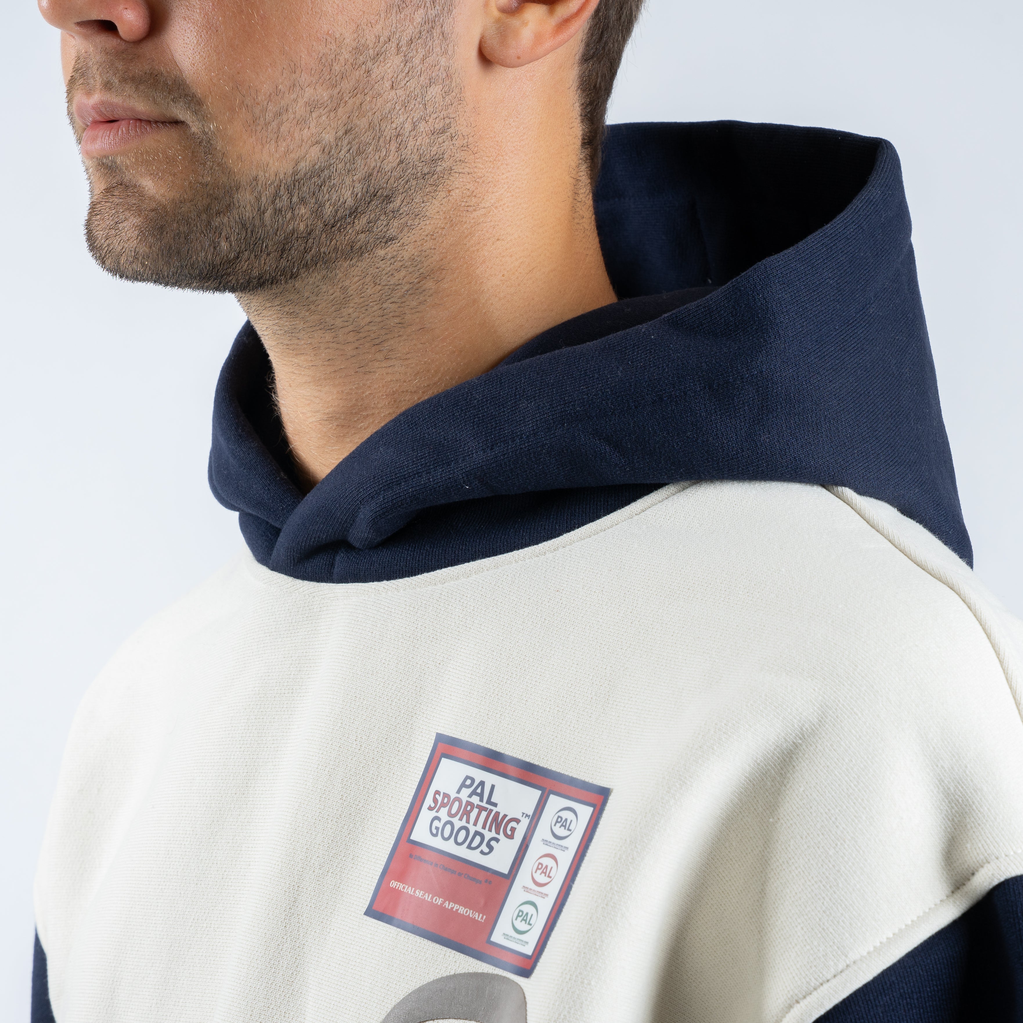 Pal Sporting Goods Hoodie Blauw/Crème | Pre Game