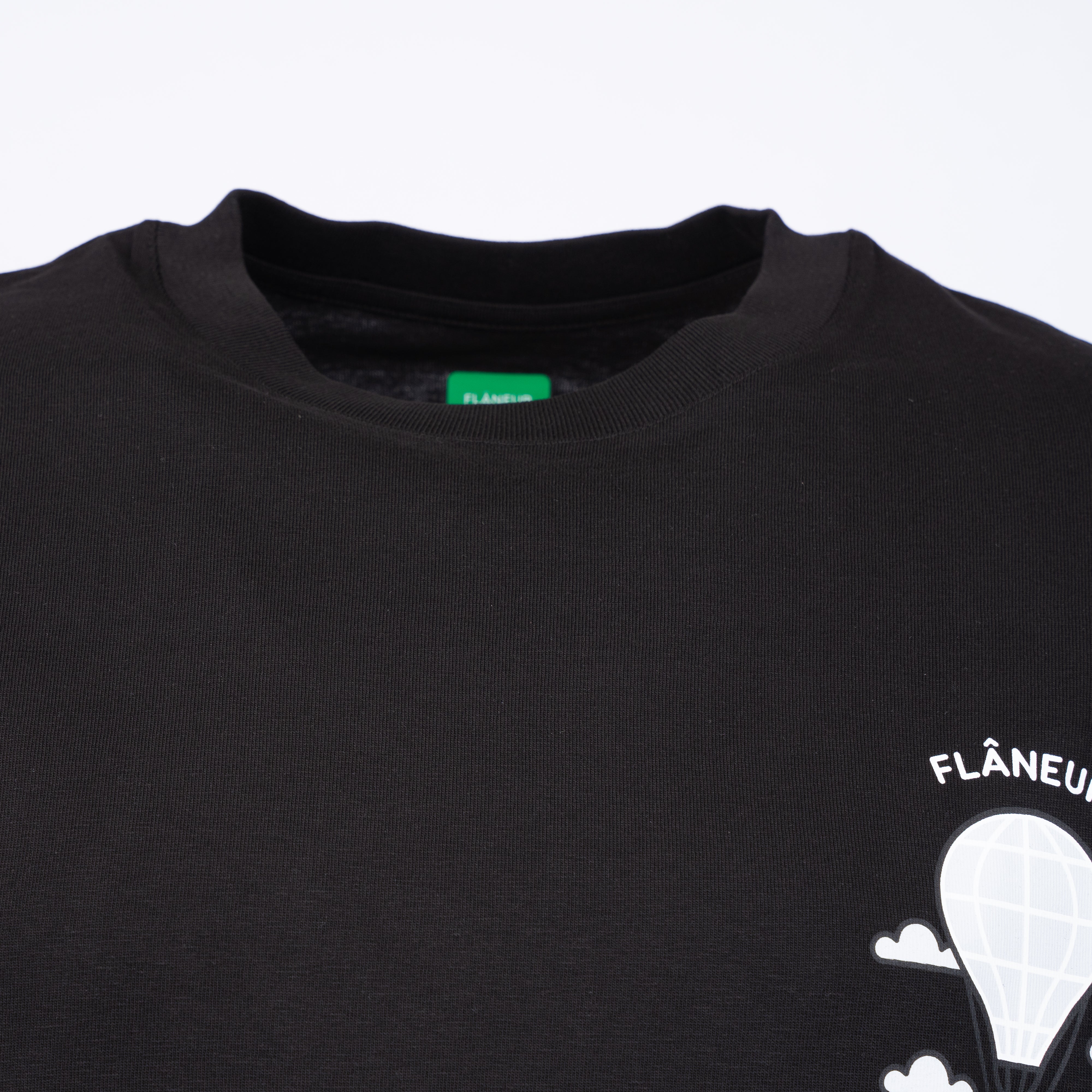 Flaneur Longsleeve Backprint Zwart | Balloon