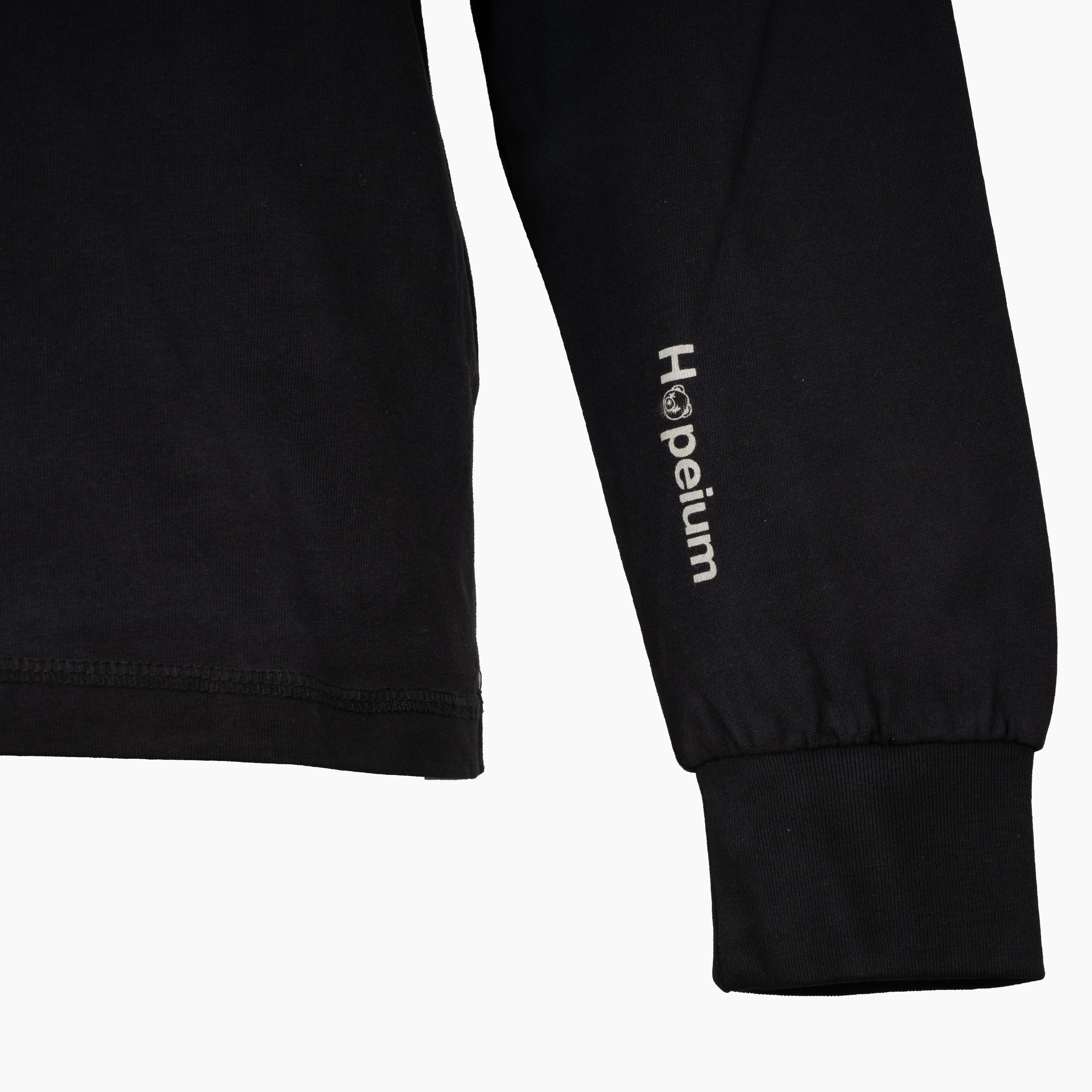 Hopeium Longsleeve Backprint Zwart | Divorce