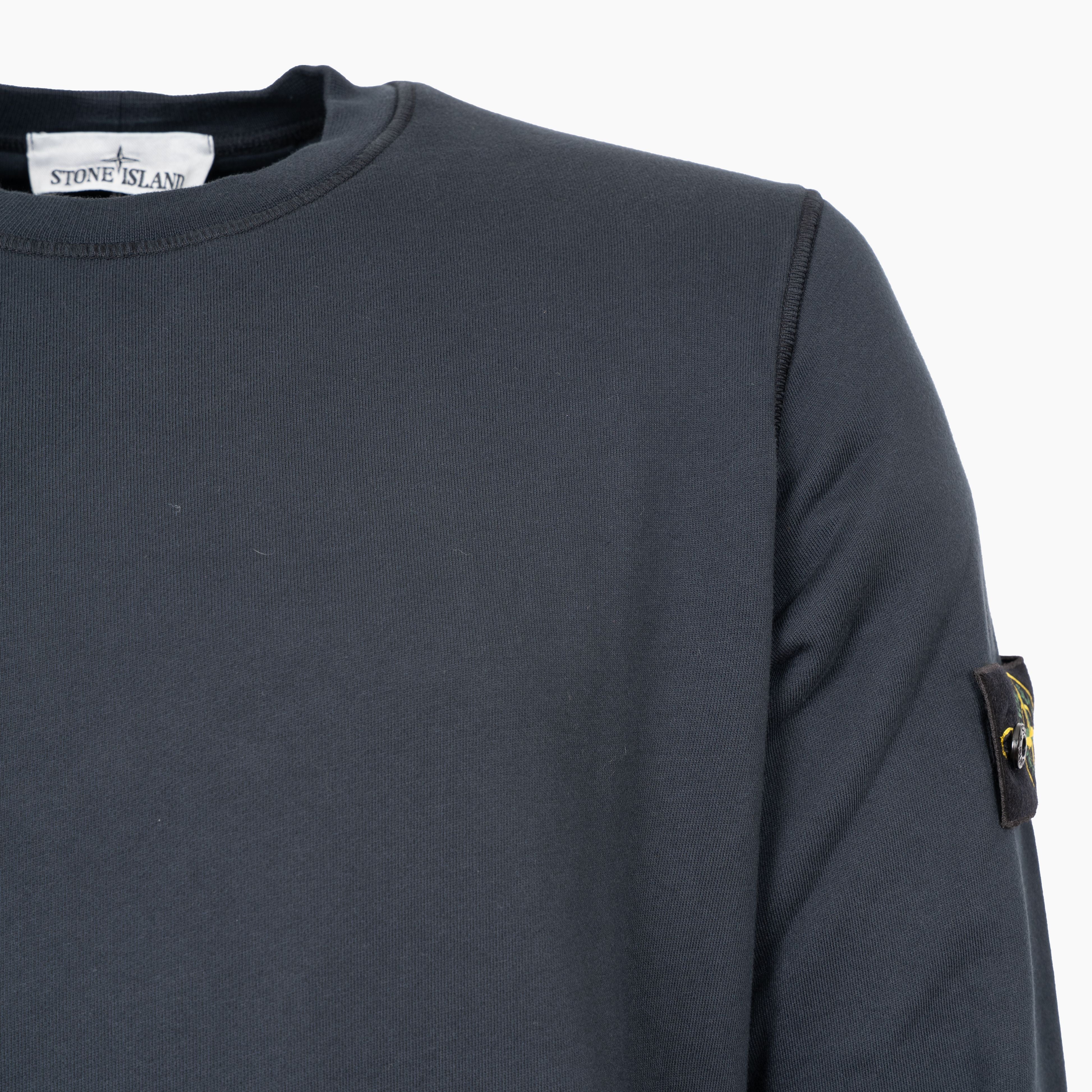 Stone Island Sweater Blauw | Organic Cotton Fleece