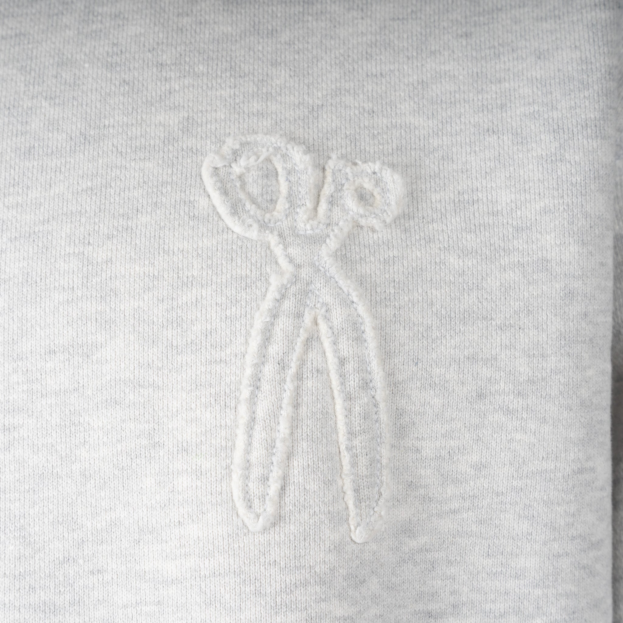 Denham Sweater Lichtgrijs | Scissor Patch