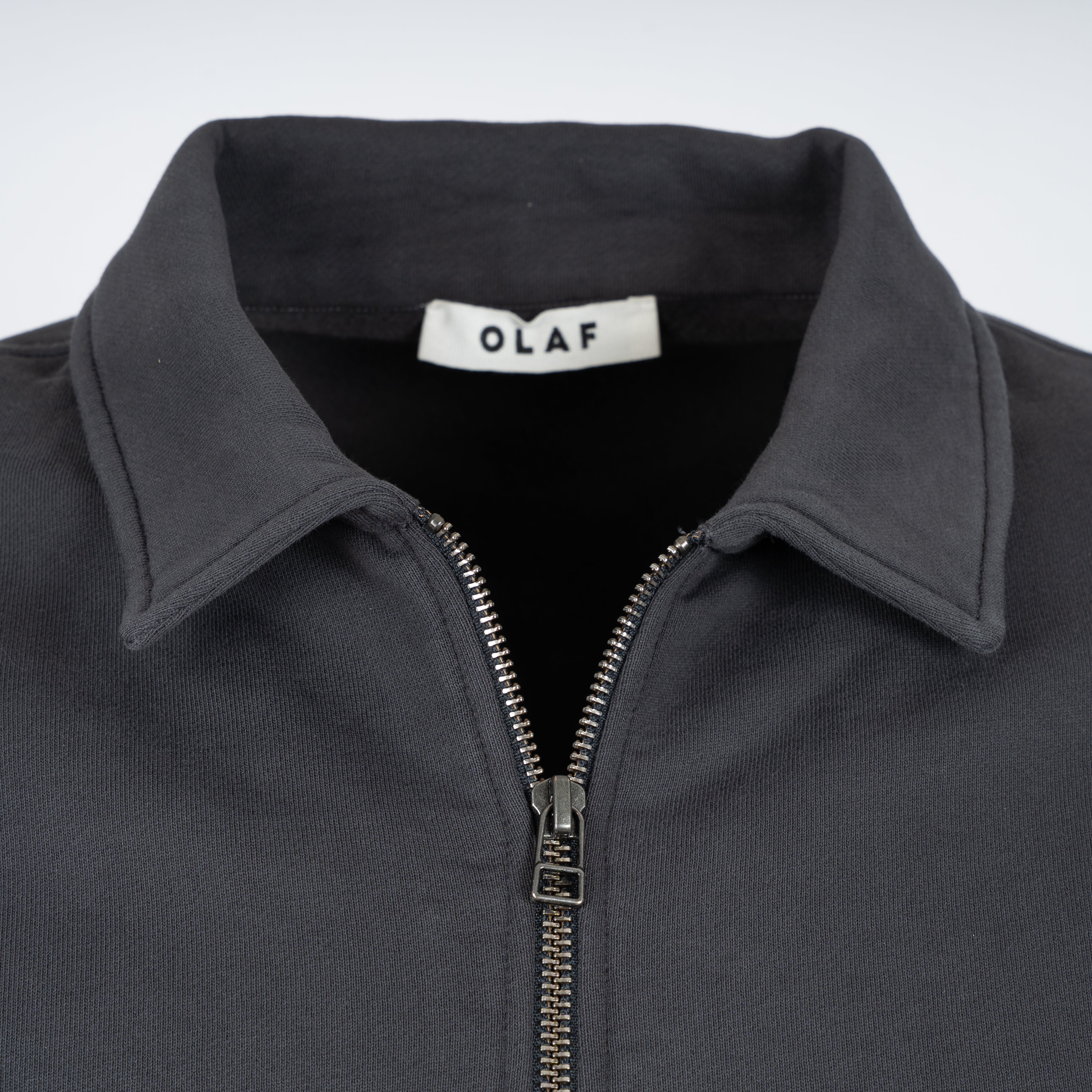 Olaf Vest Grijs | Essential Zip Up Polo