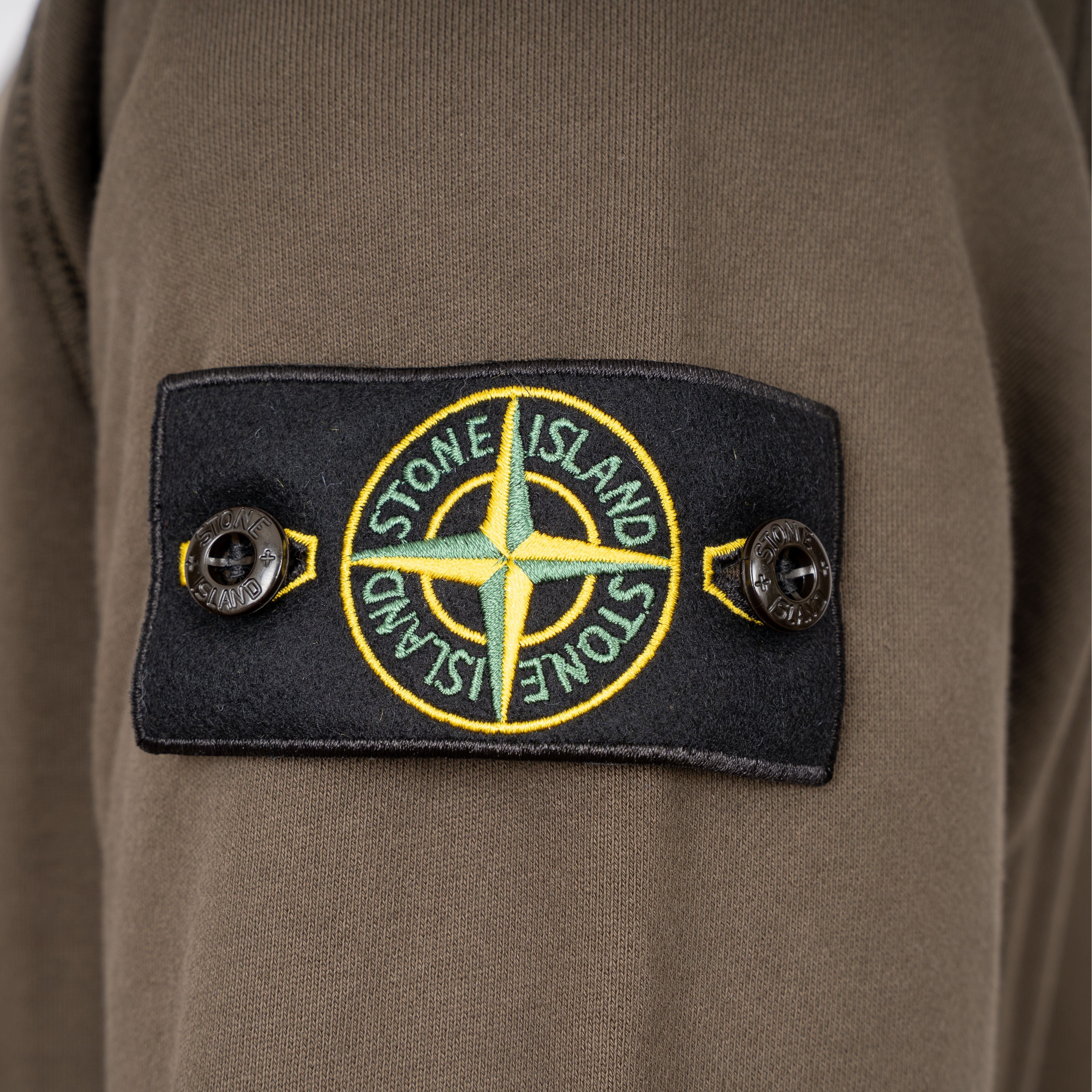 Stone Island Sweater Groen | Organic Cotton Fleece