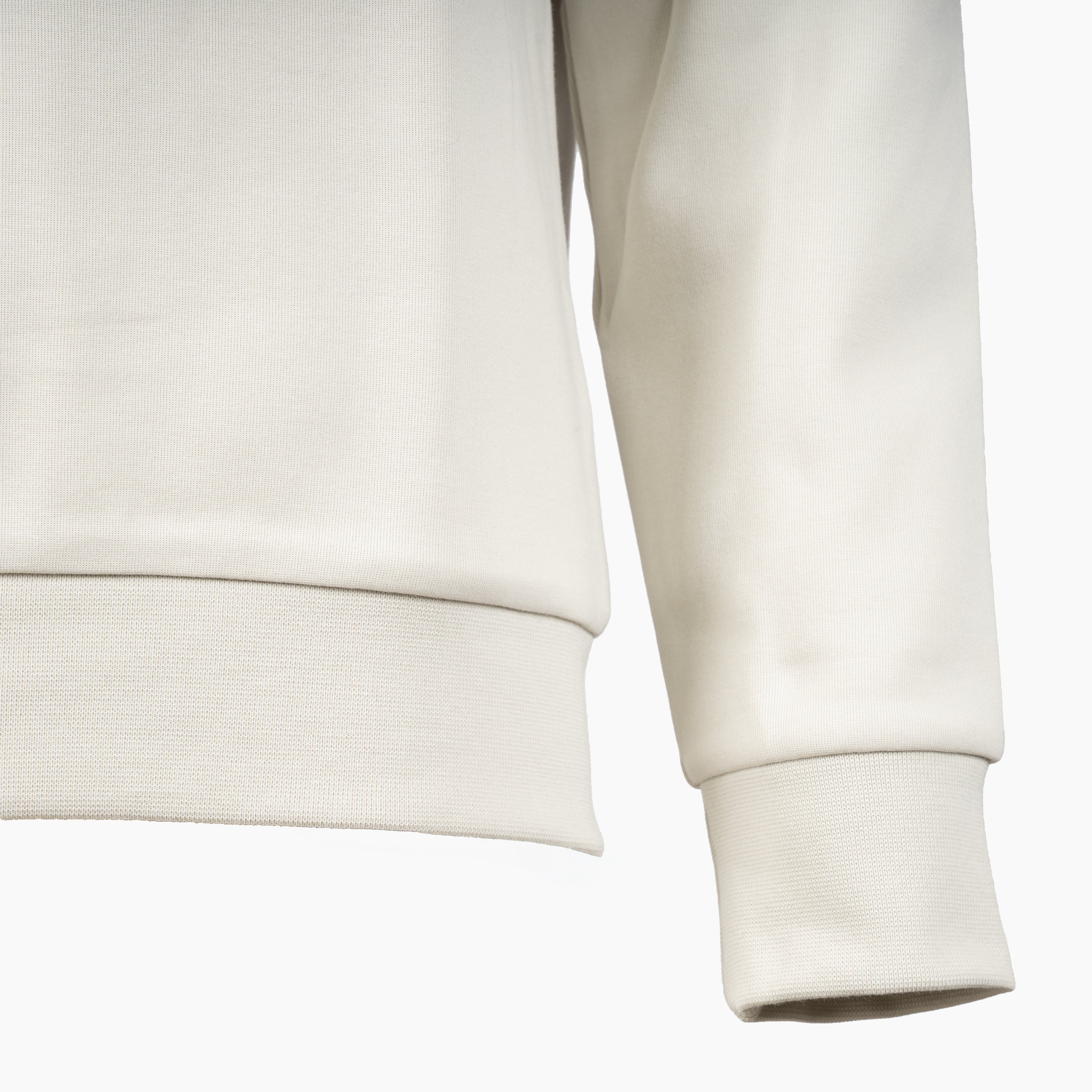 Ralph Lauren Sweater met Rits Off-White | Double-Knit