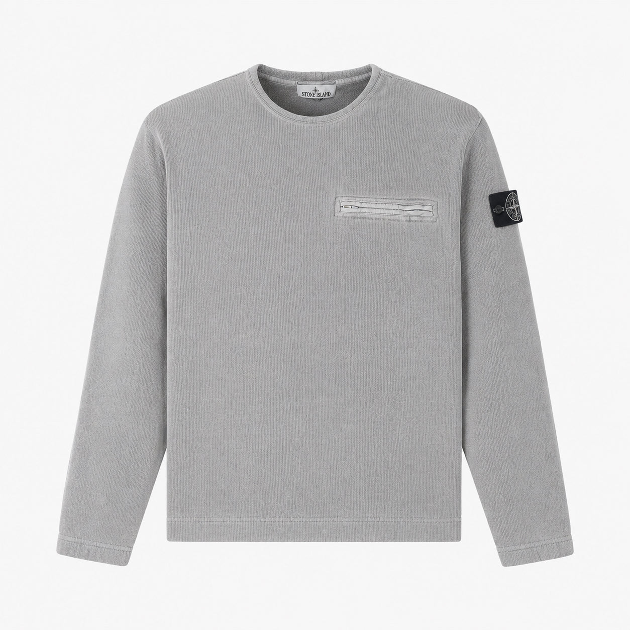 Stone Island Sweater Grijs | Recovered Cotton