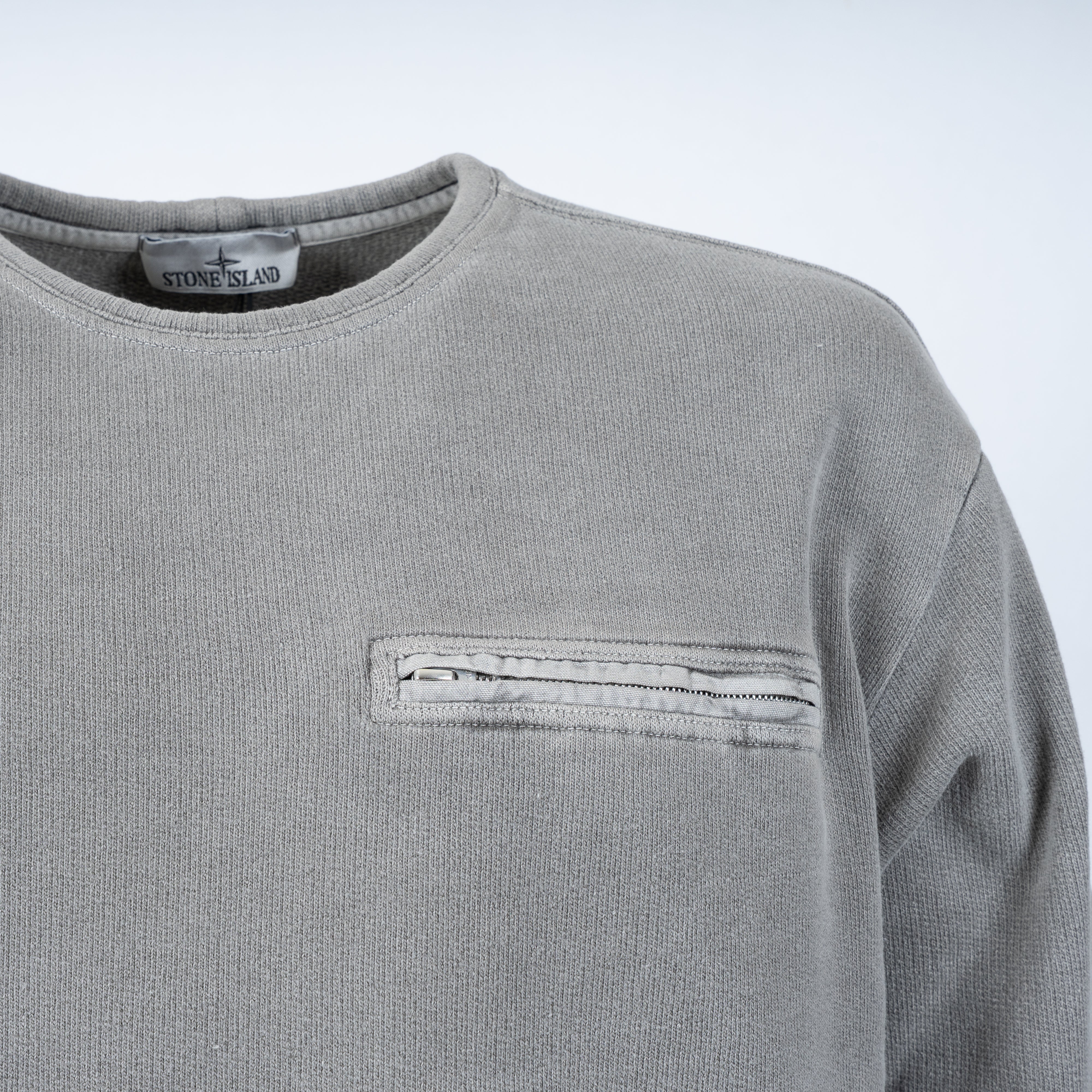 Stone Island Sweater Grijs | Recovered Cotton