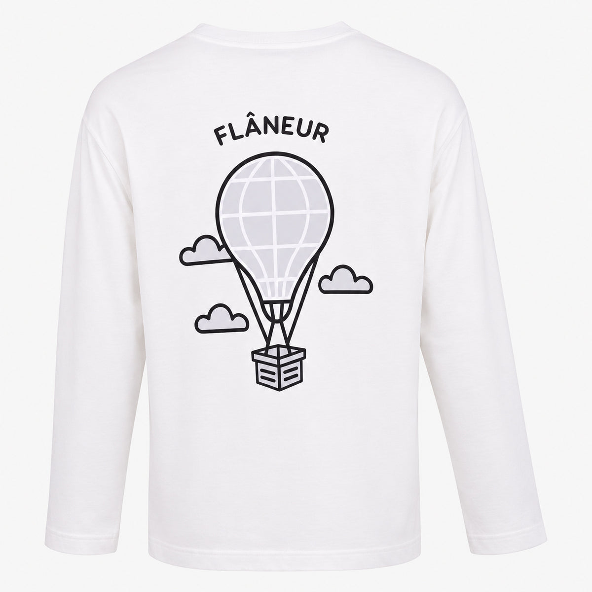 Flaneur Longsleeve Wit | Balloon