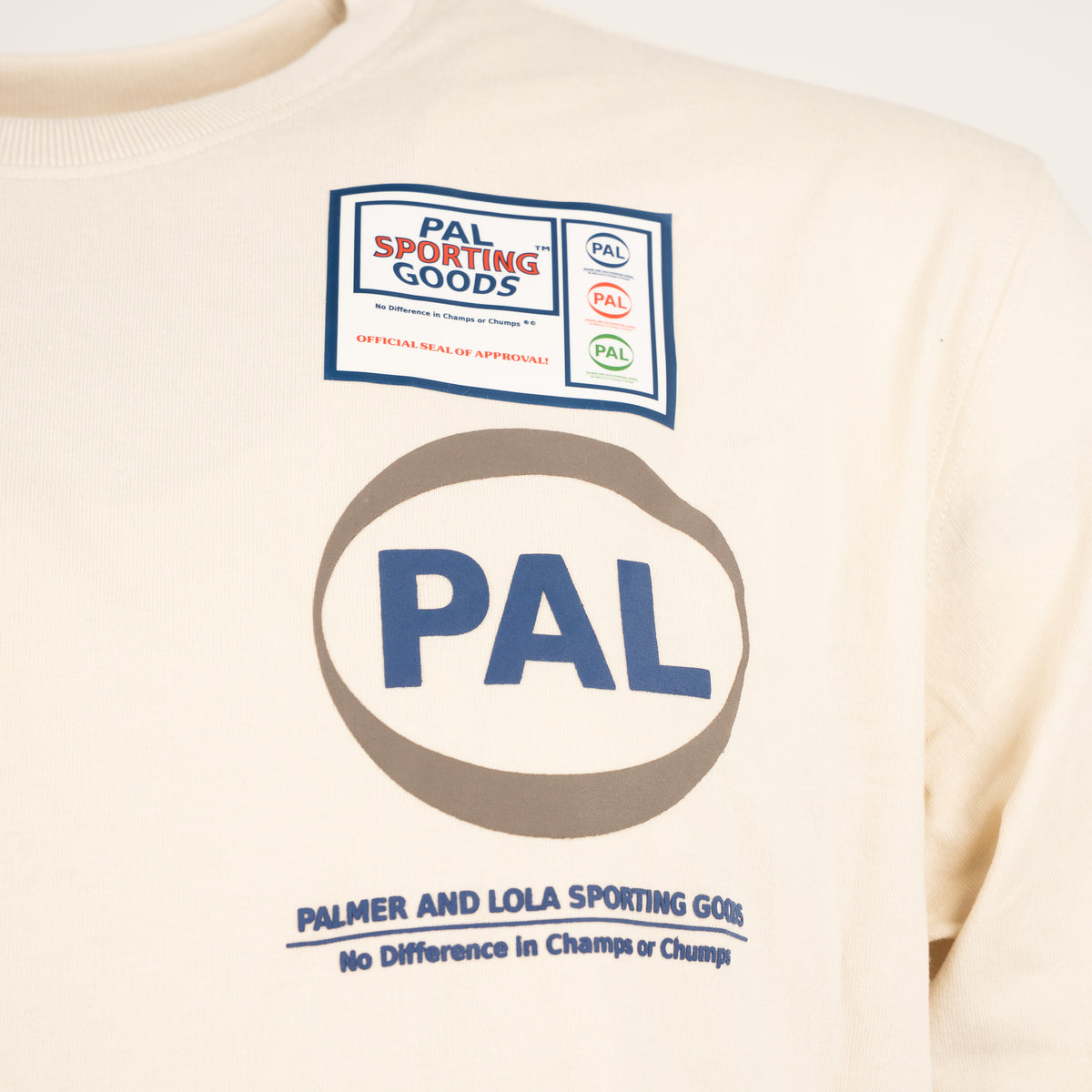 Pal Sporting Goods T-Shirt Backprint Crème | Pre Game