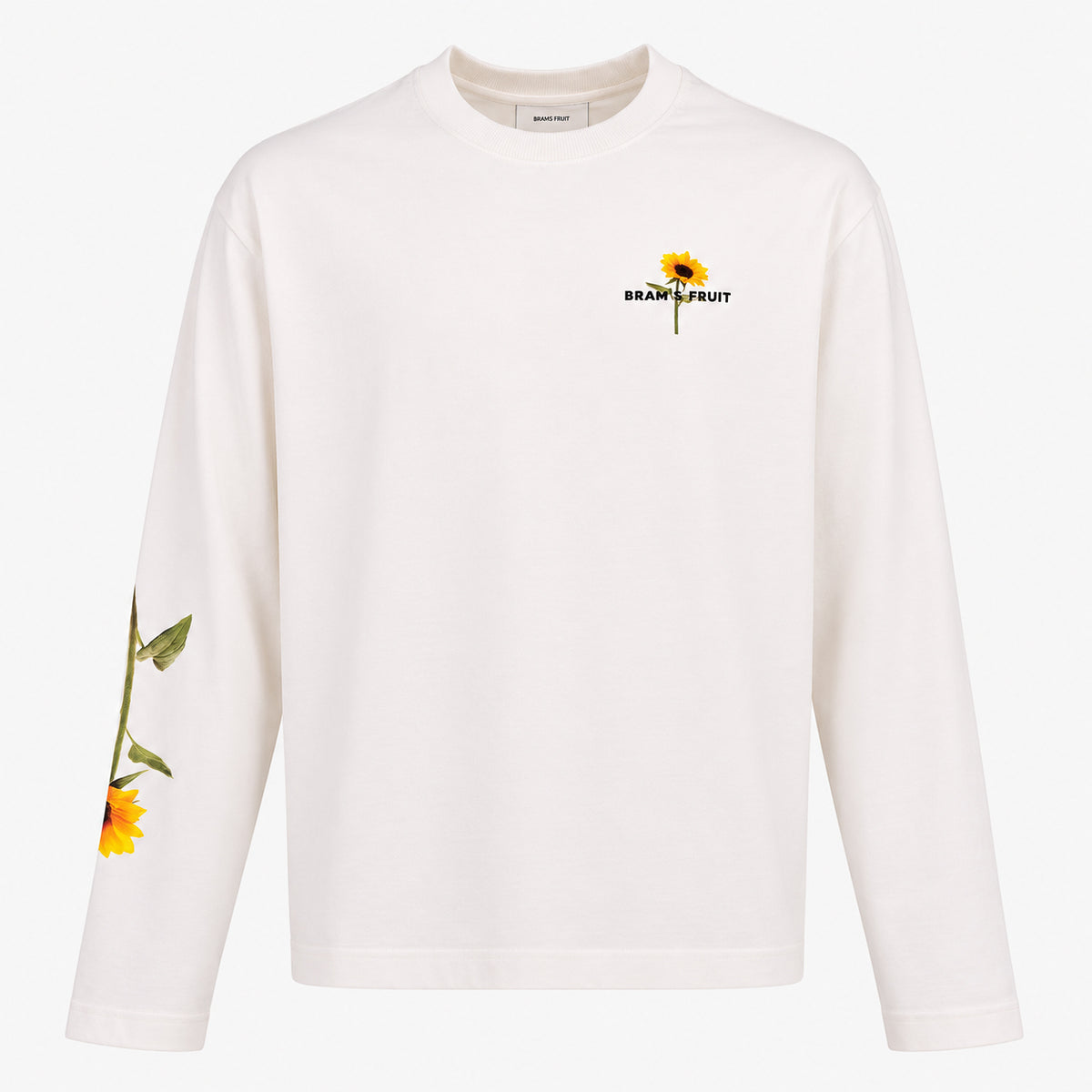 Bram's Fruit Longsleeve Wit | Sunflower