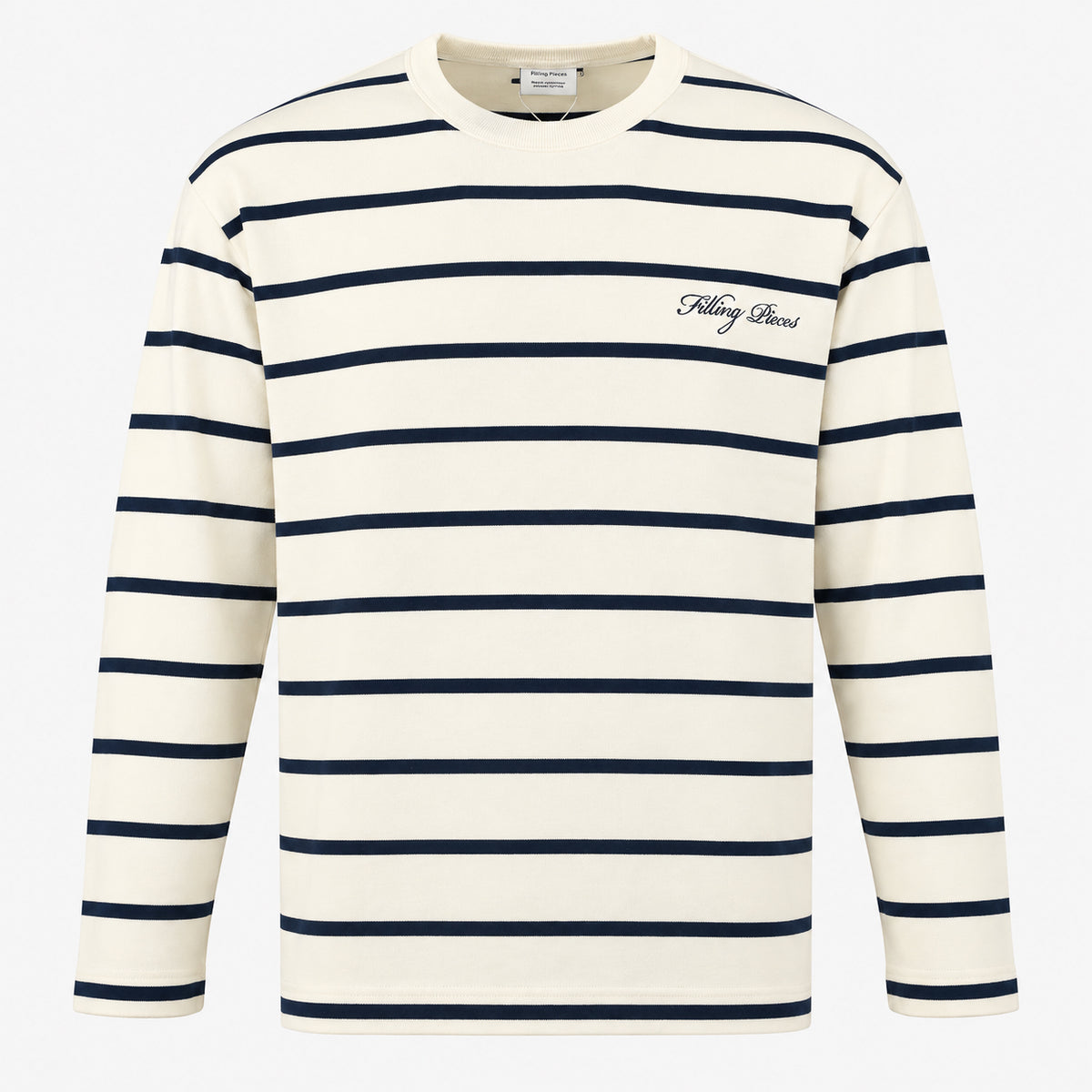 Filling Pieces Longsleeve Crème Gestreept | Striped