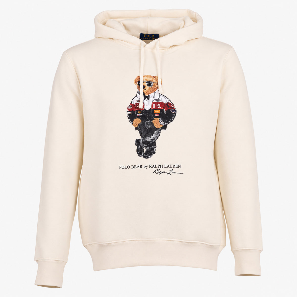 Ralph Lauren Hoodie Crème | Polo Bear