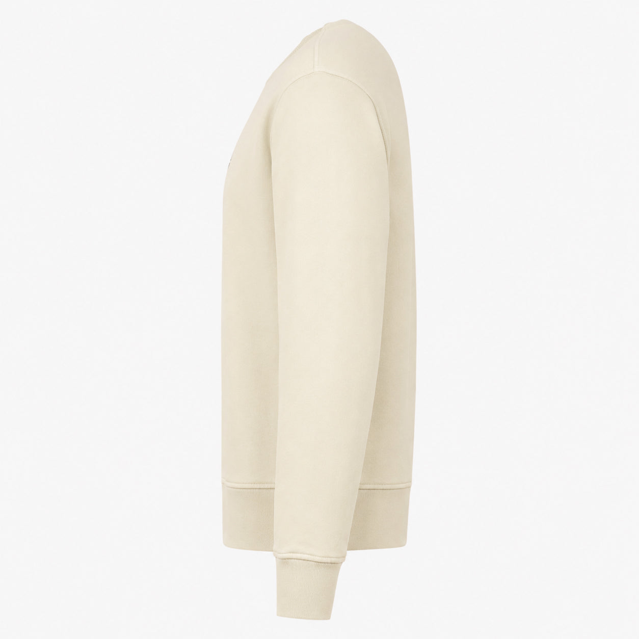 Stone Island Sweater Backprint Beige | Organic Cotton Fleece