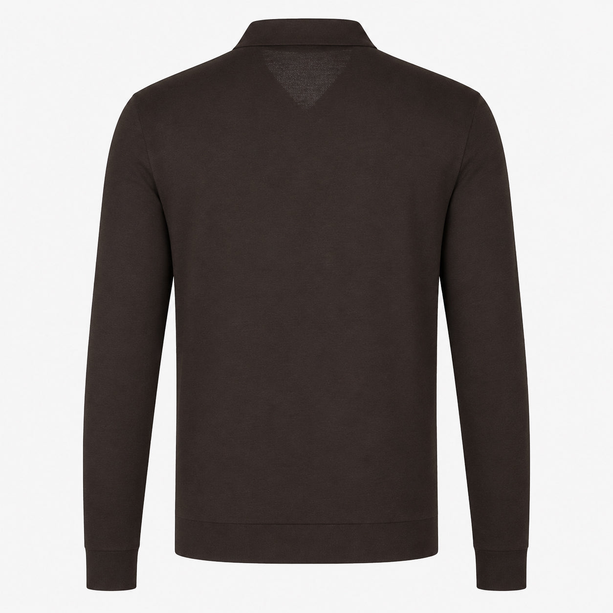 Stefan Brandt Polo Lange Mouw Bruin | LIM 3B FR 30
