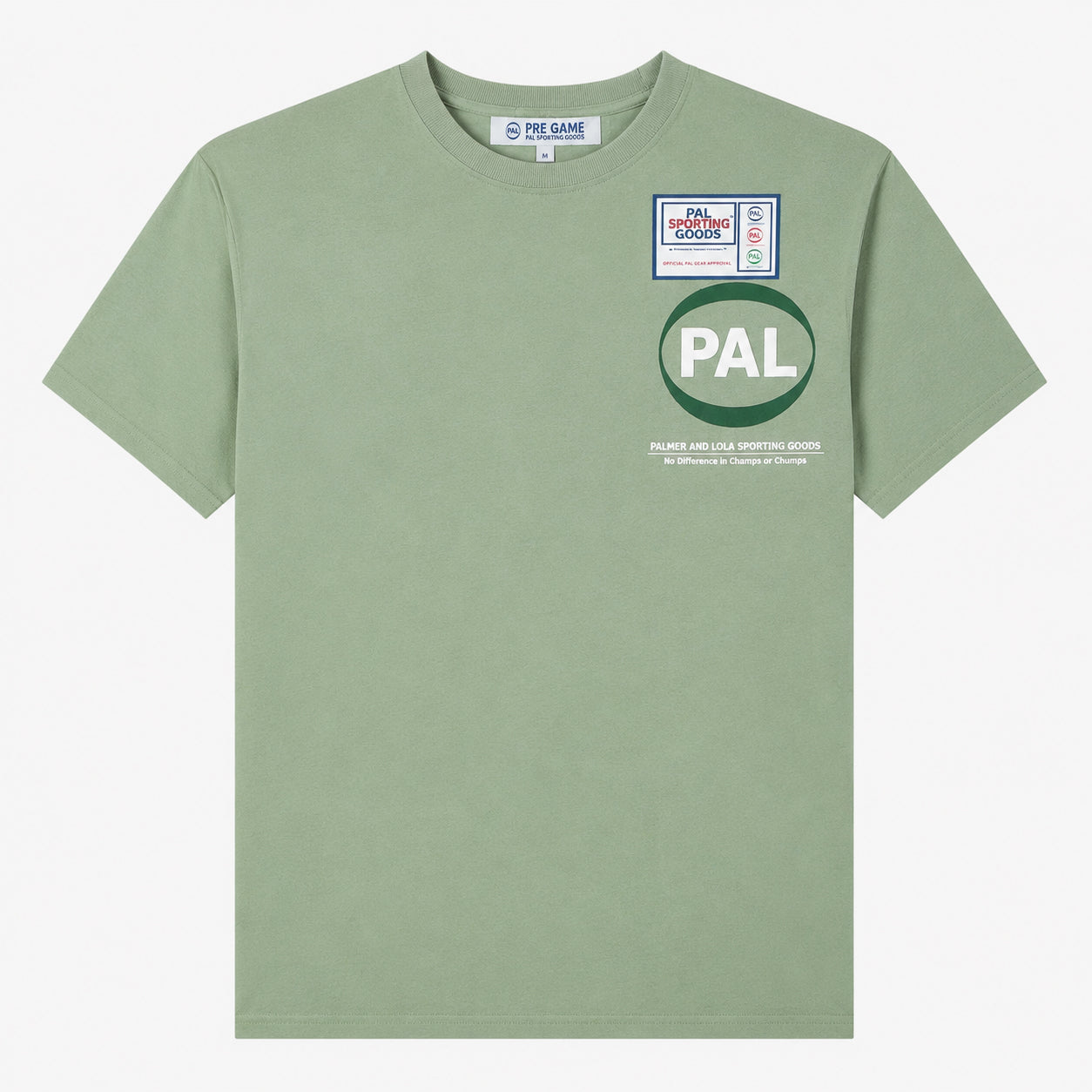 Pal Sporting Goods T-Shirt Backprint Groen | Pre Game
