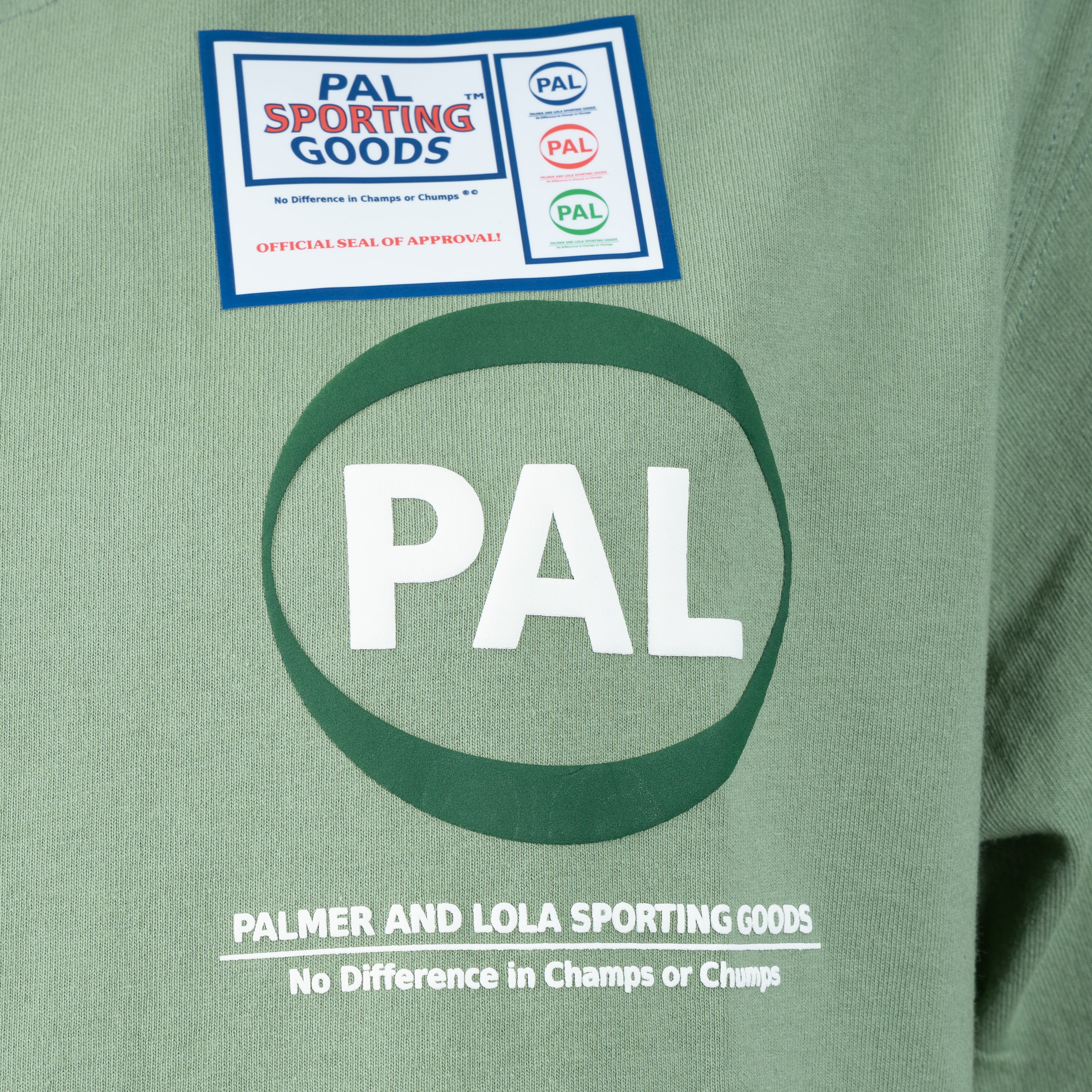 Pal Sporting Goods T-Shirt Backprint Groen | Pre Game