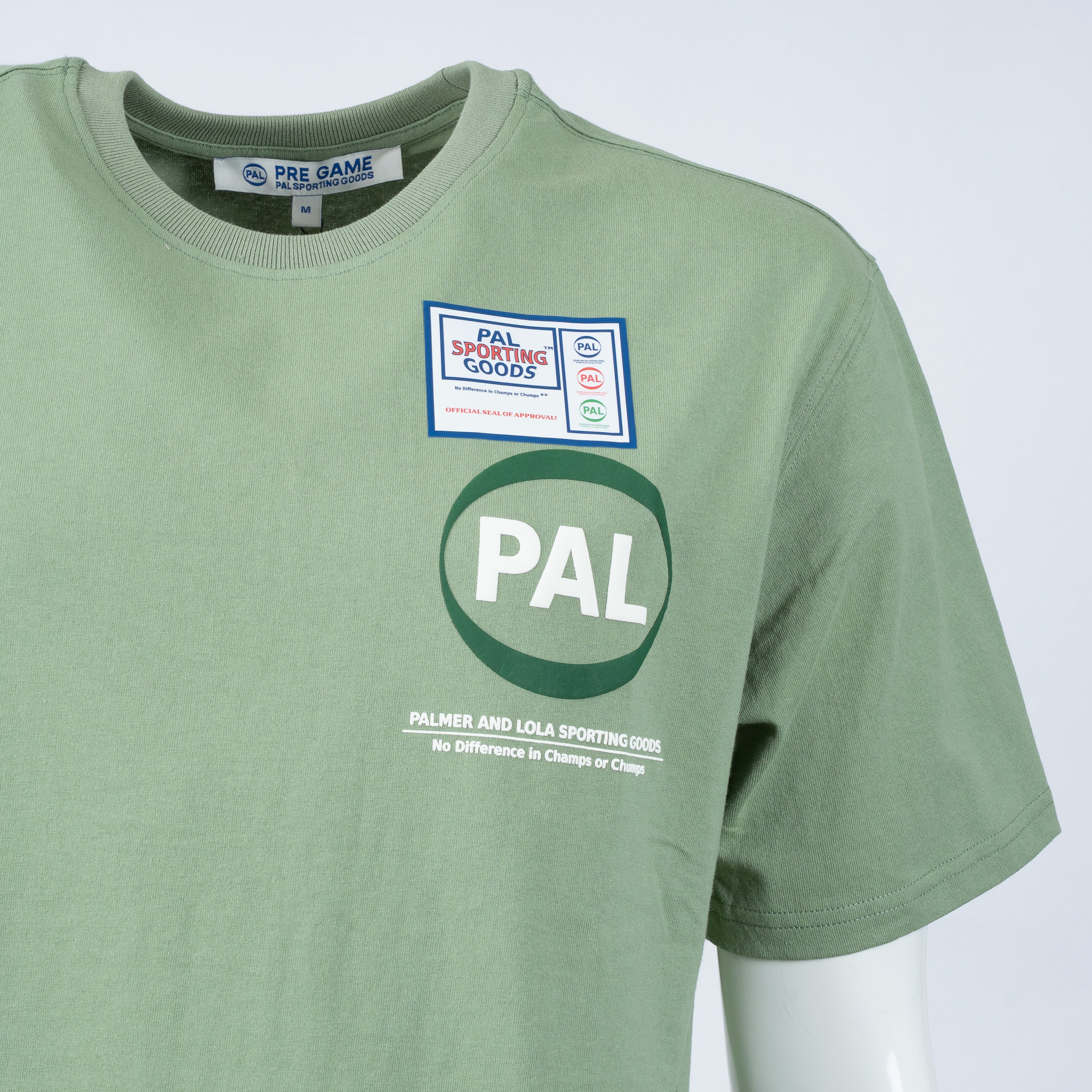 Pal Sporting Goods T-Shirt Backprint Groen | Pre Game