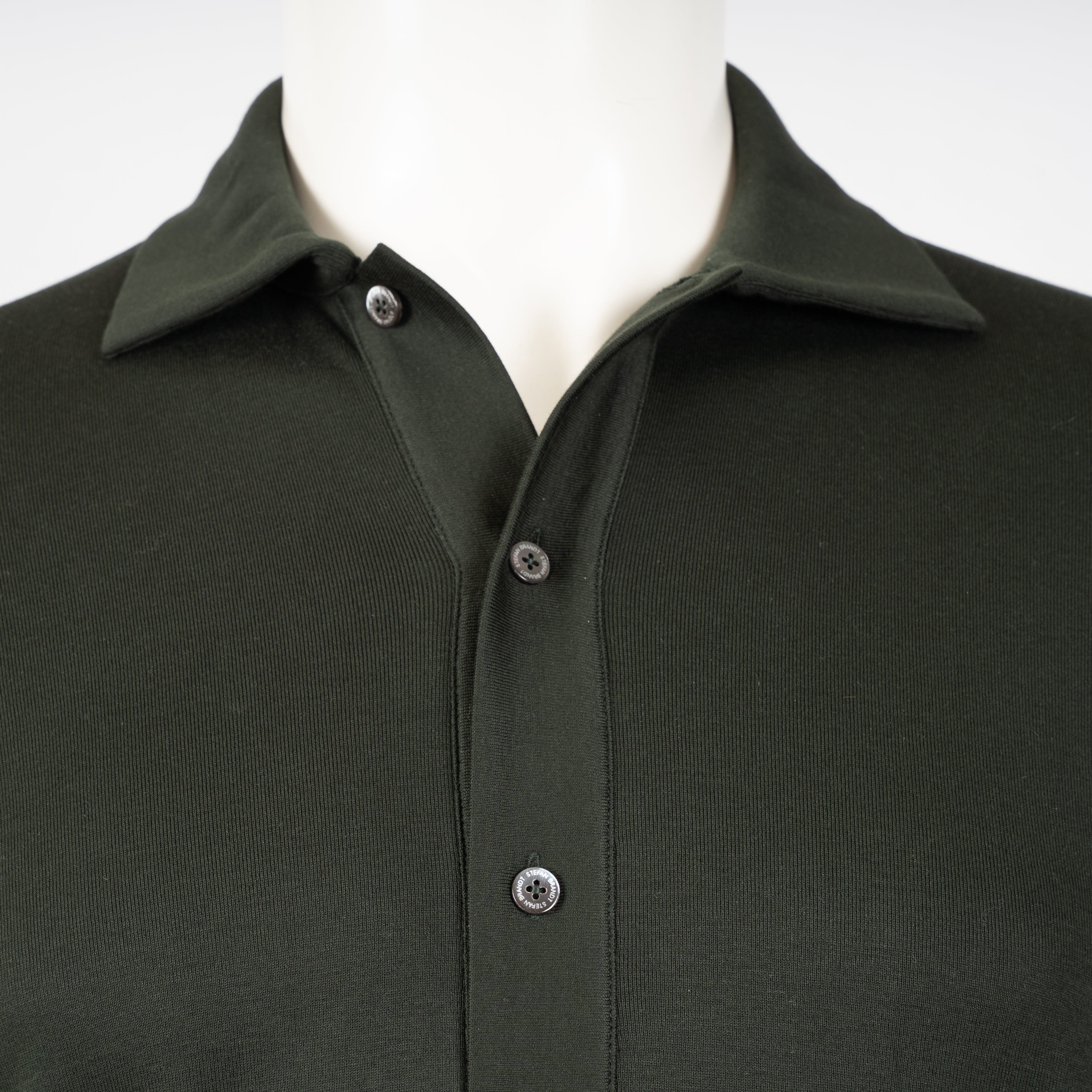 Stefan Brandt Polo Lange Mouw Groen | LIM 3B LA FR 30