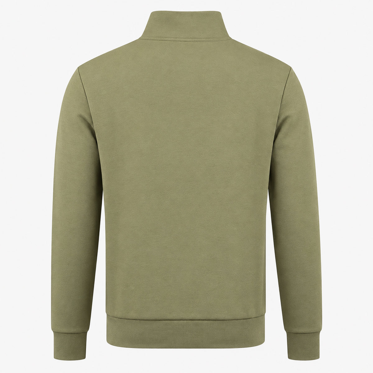 Ralph Lauren Sweater met Rits Groen | Double-Knit