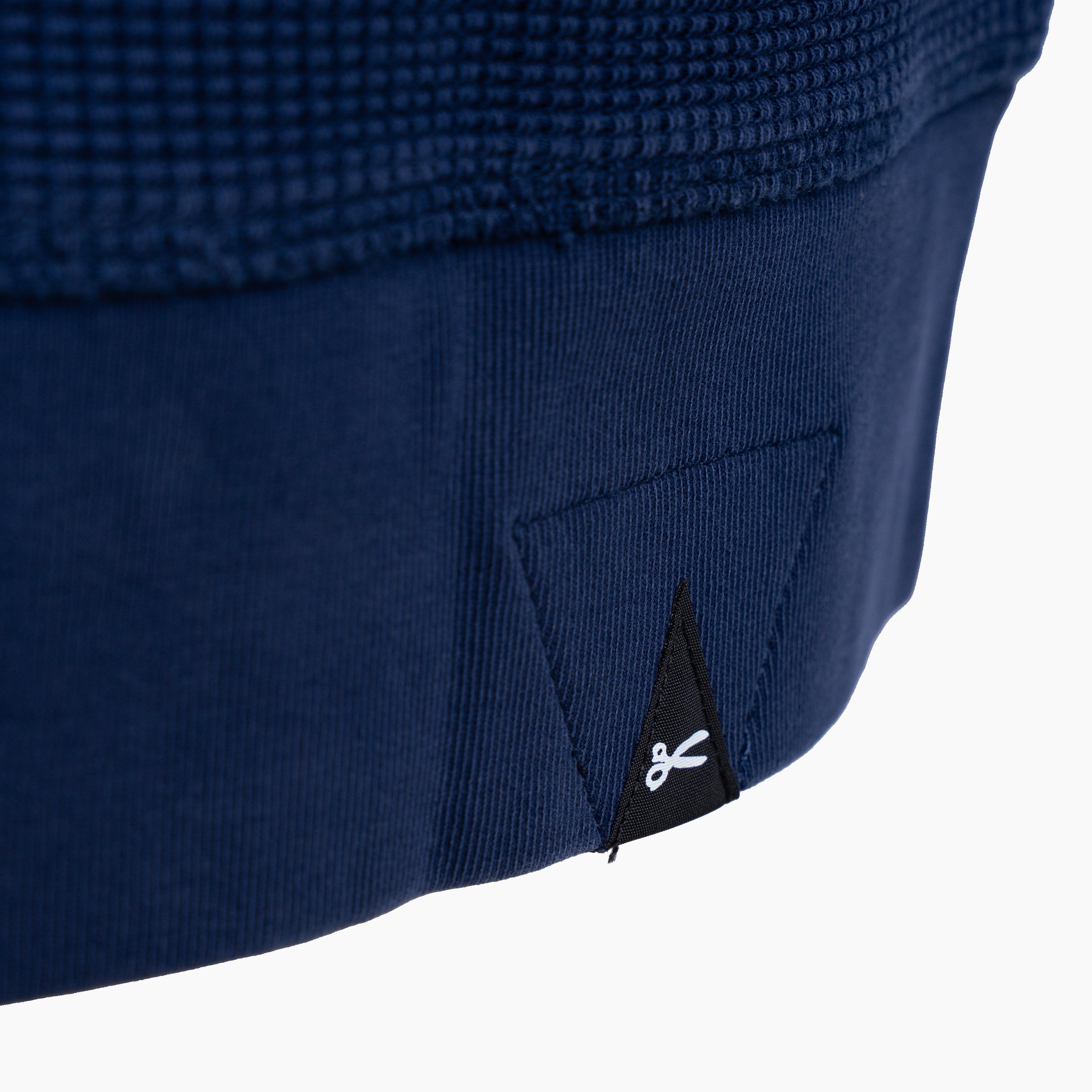 Denham Sweater Donkerblauw | Waffle LS Sweat