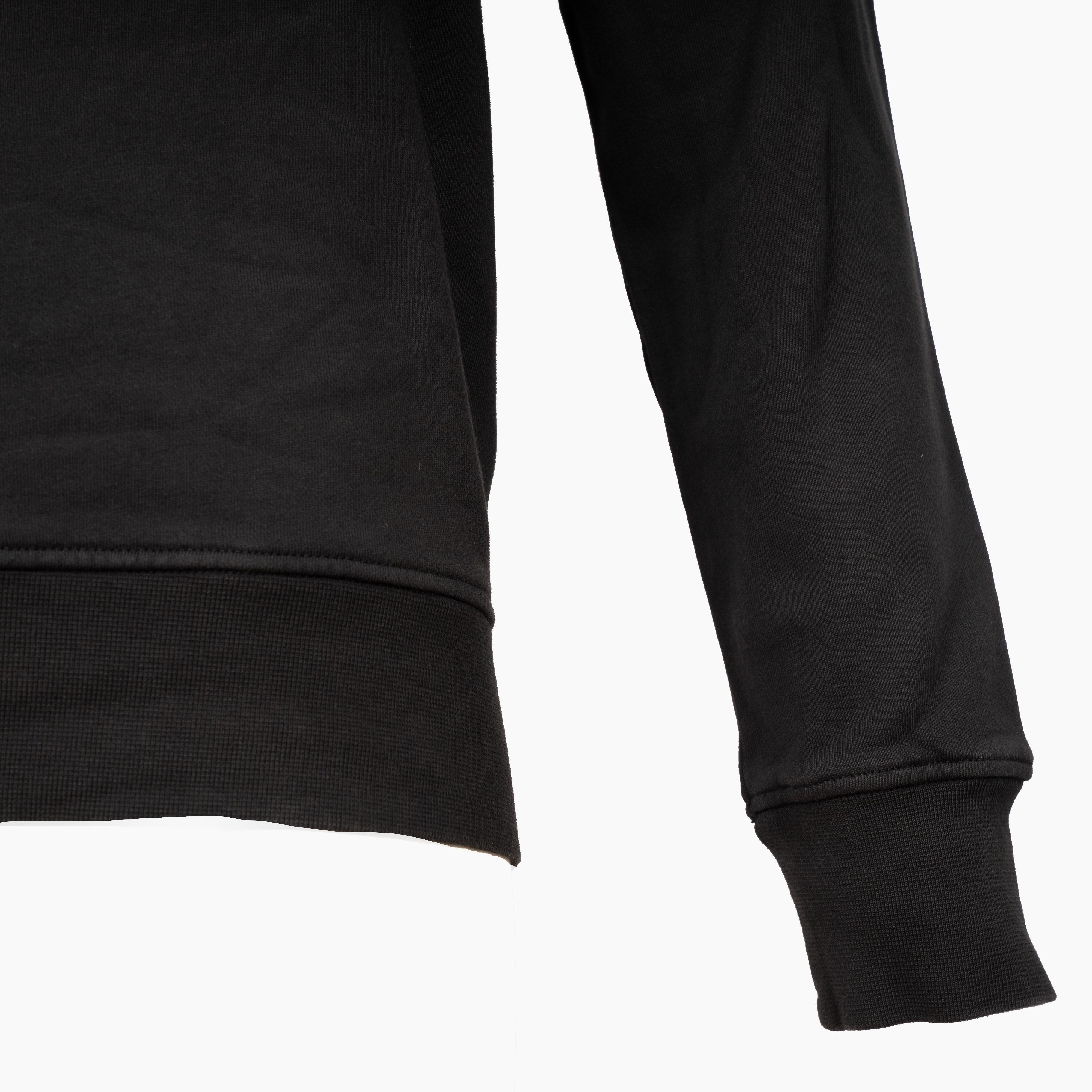 Stone Island Sweater Zwart | Organic Cotton Fleece