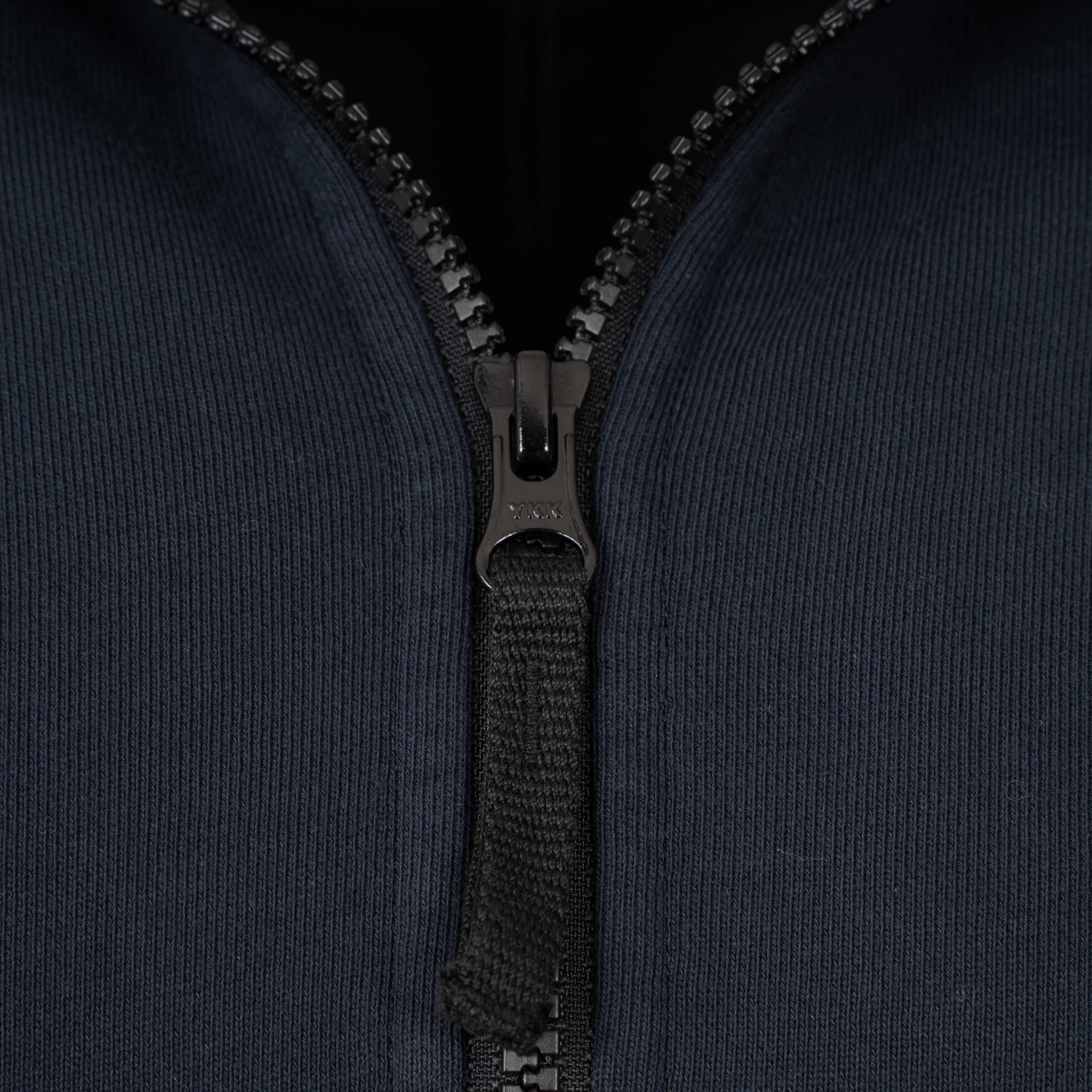 Stone Island Sweater met Rits Blauw | Organic Cotton Fleece