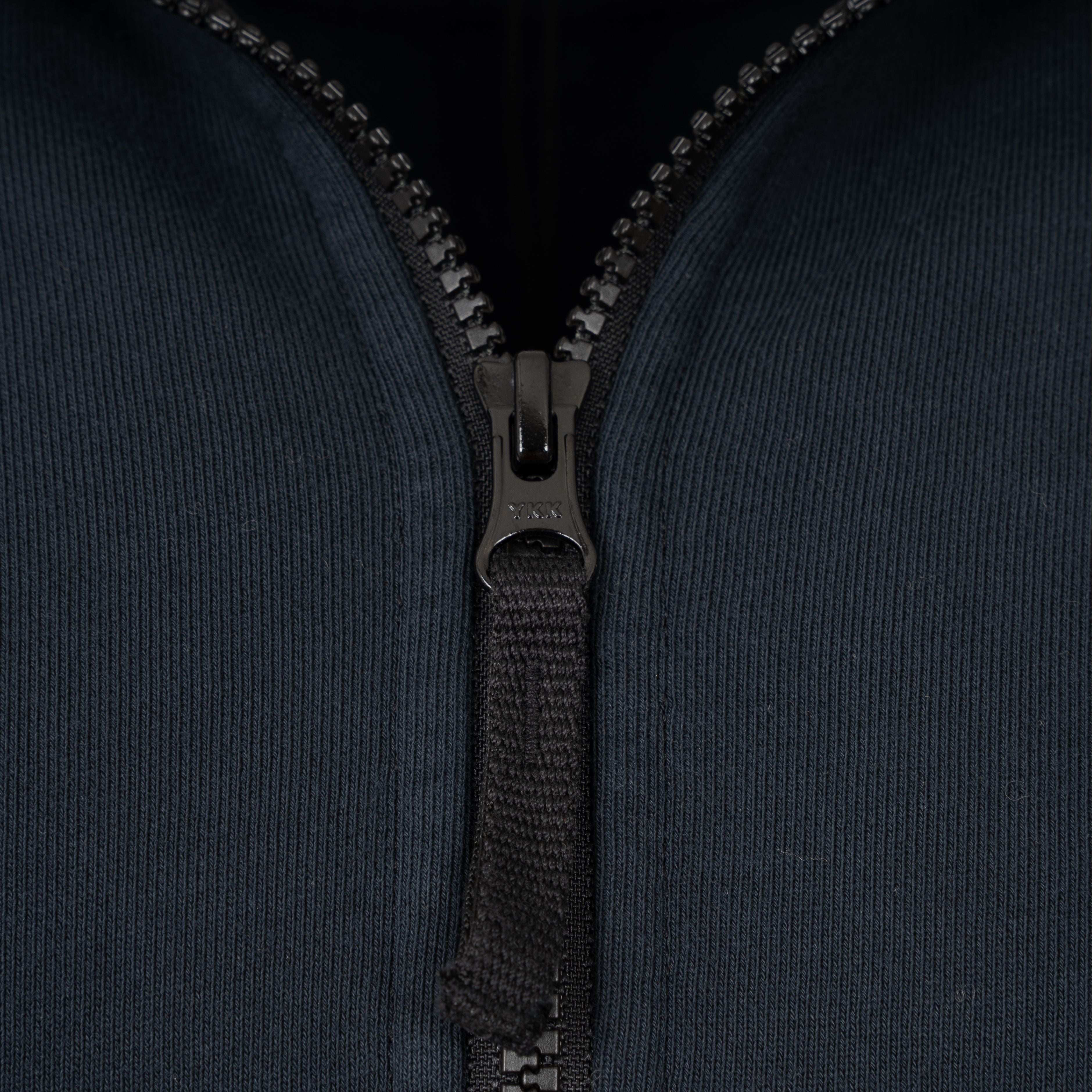 Stone Island Sweater met Rits Blauw | Organic Cotton Fleece