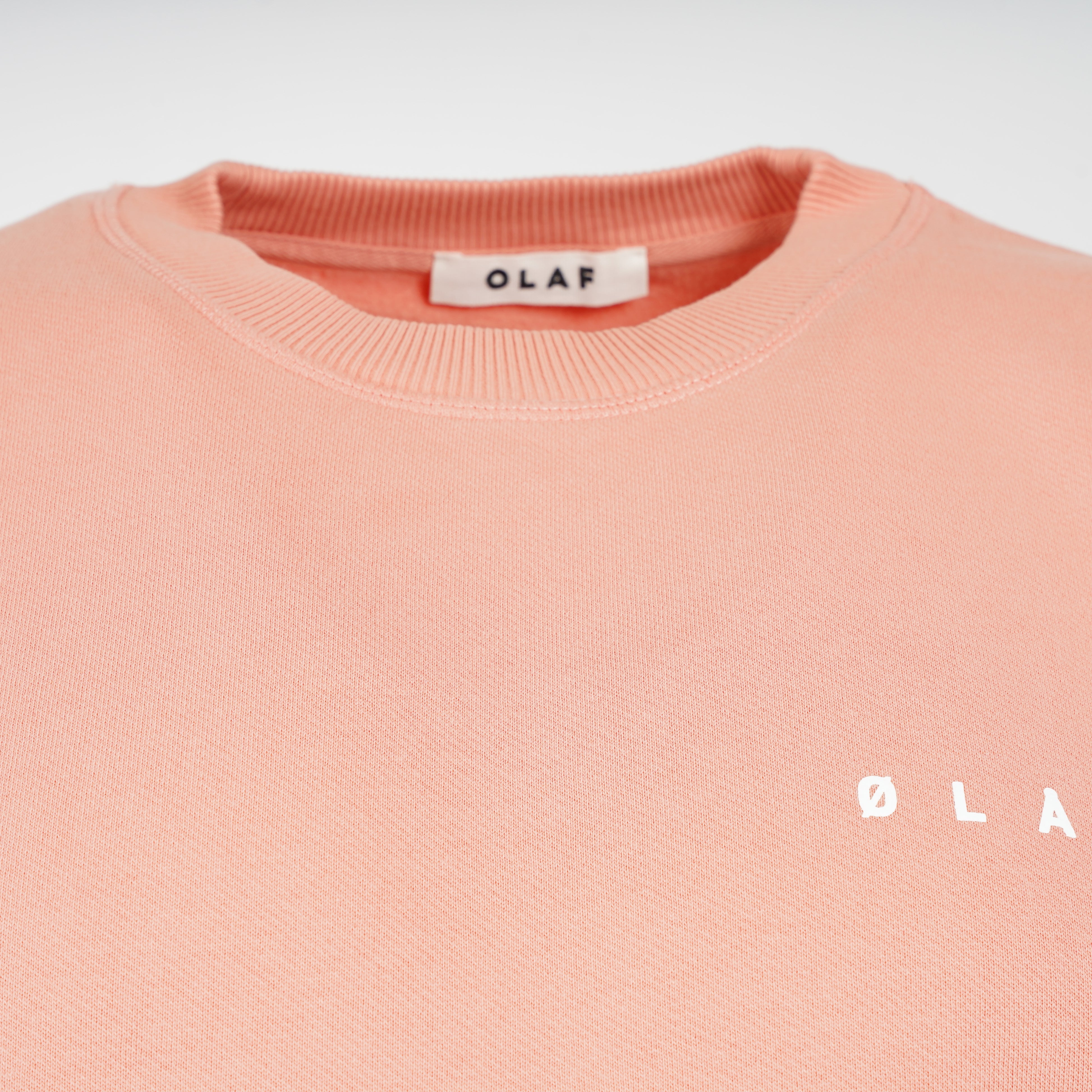 Olaf Sweater Backprint Roze | Brushstroke Face