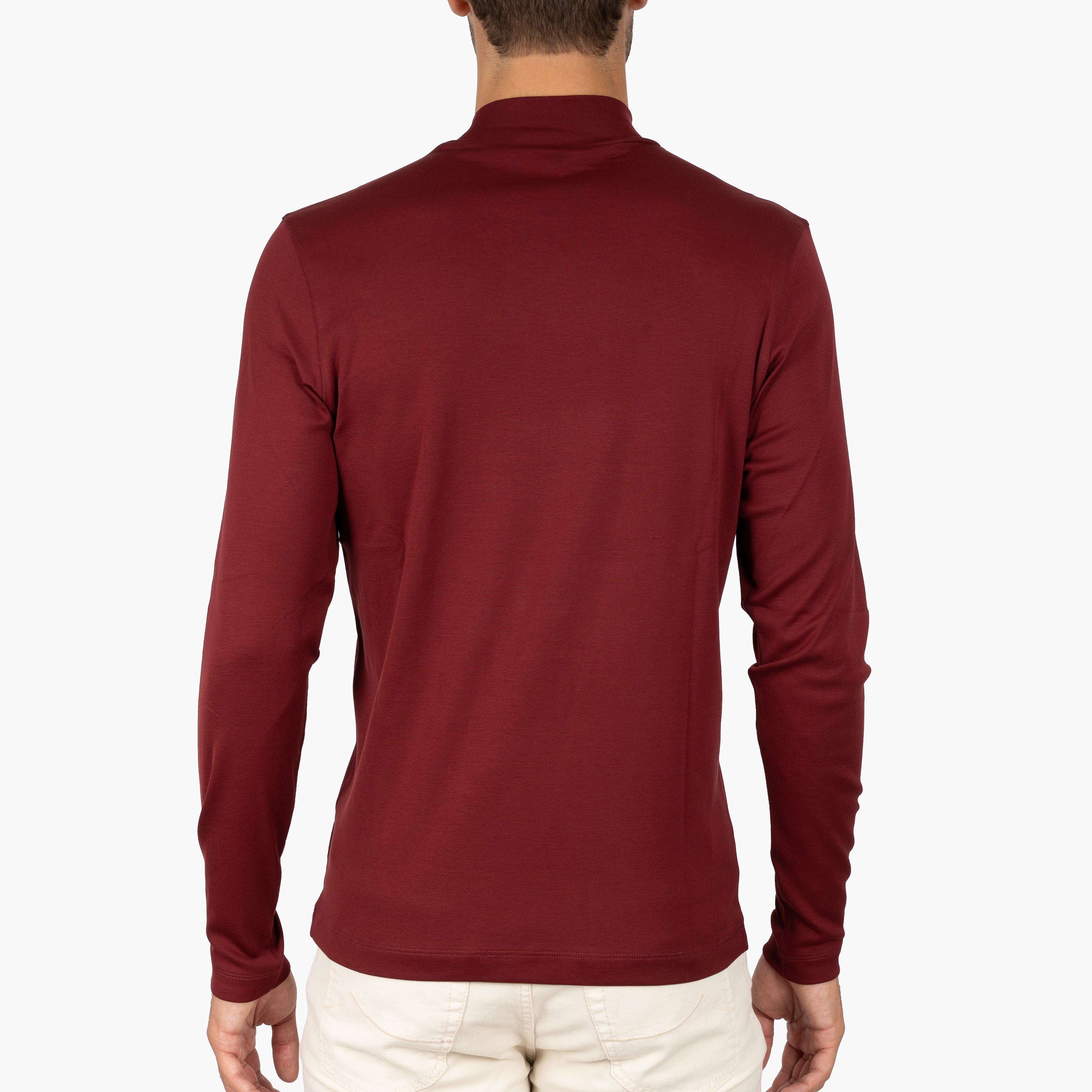Stefan Brandt Turtleneck Trui Bordeaux Rood | Eli Turtle LA 30