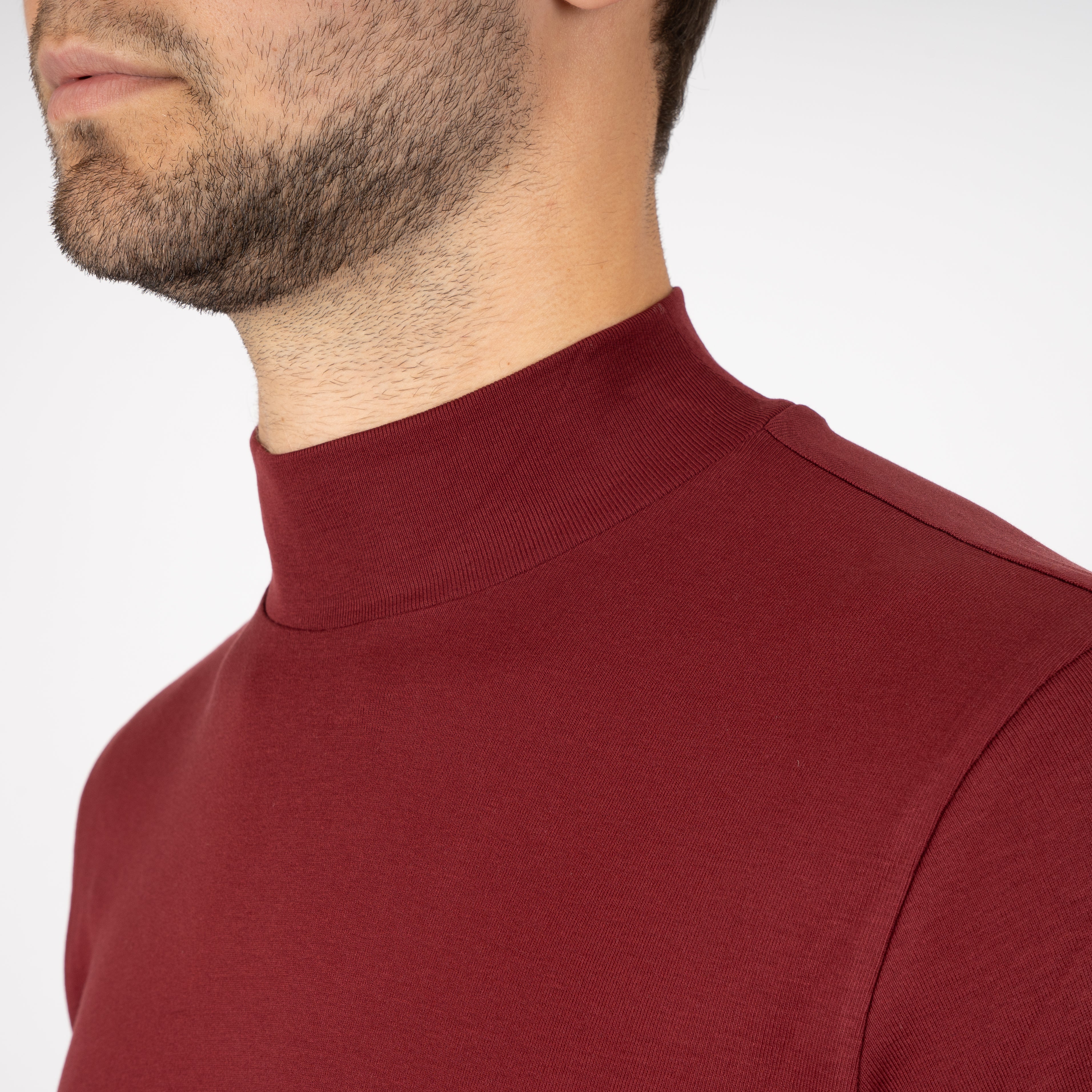 Stefan Brandt Turtleneck Trui Bordeaux Rood | Eli Turtle LA 30