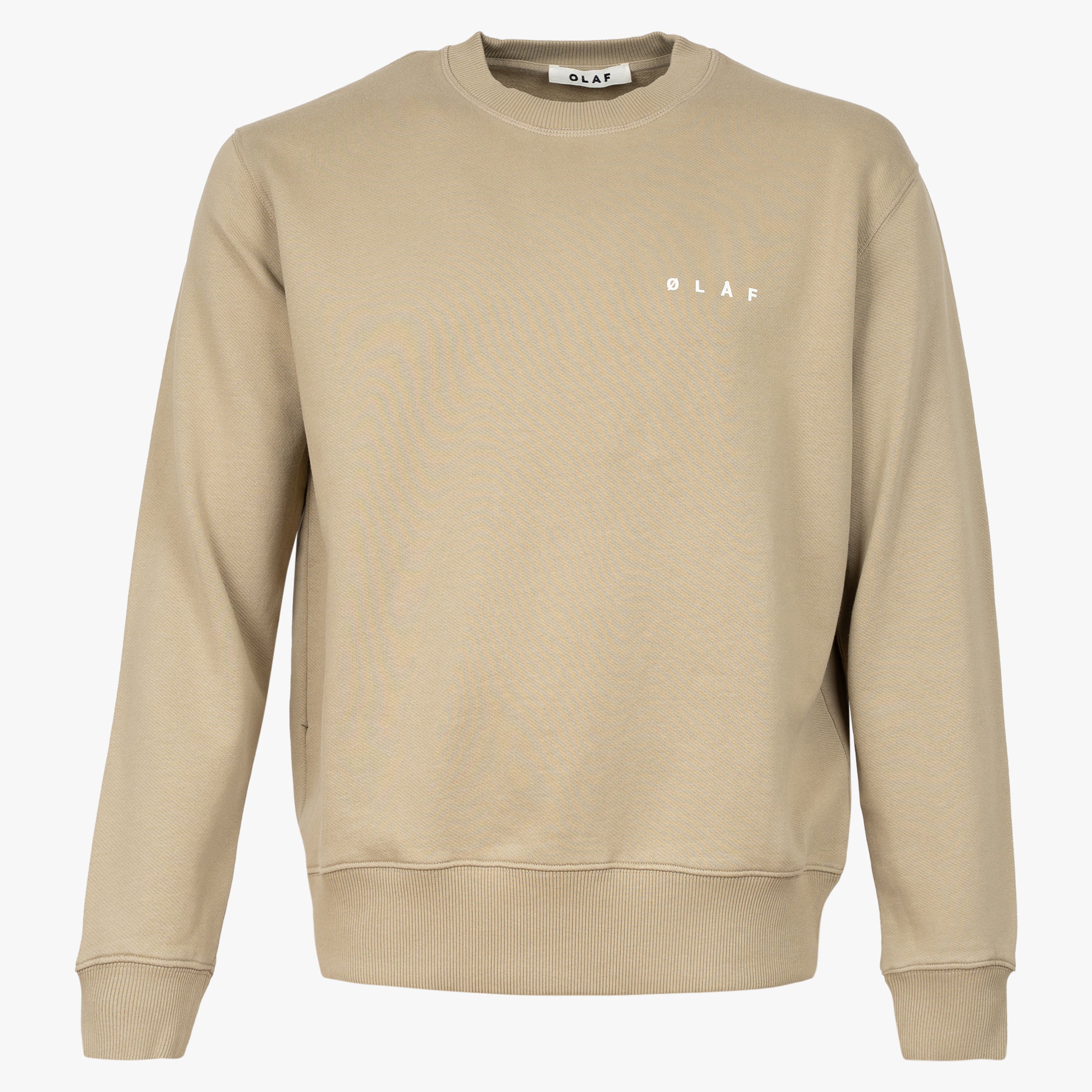 Olaf Sweater Backprint Zand | Brushstroke Face