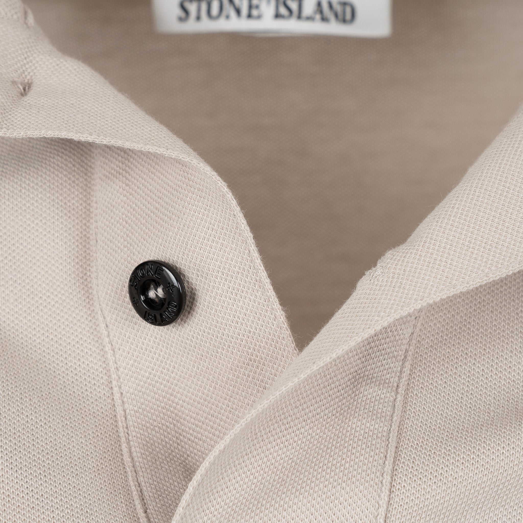 Stone Island Polo Grijs | Cotton Piqué