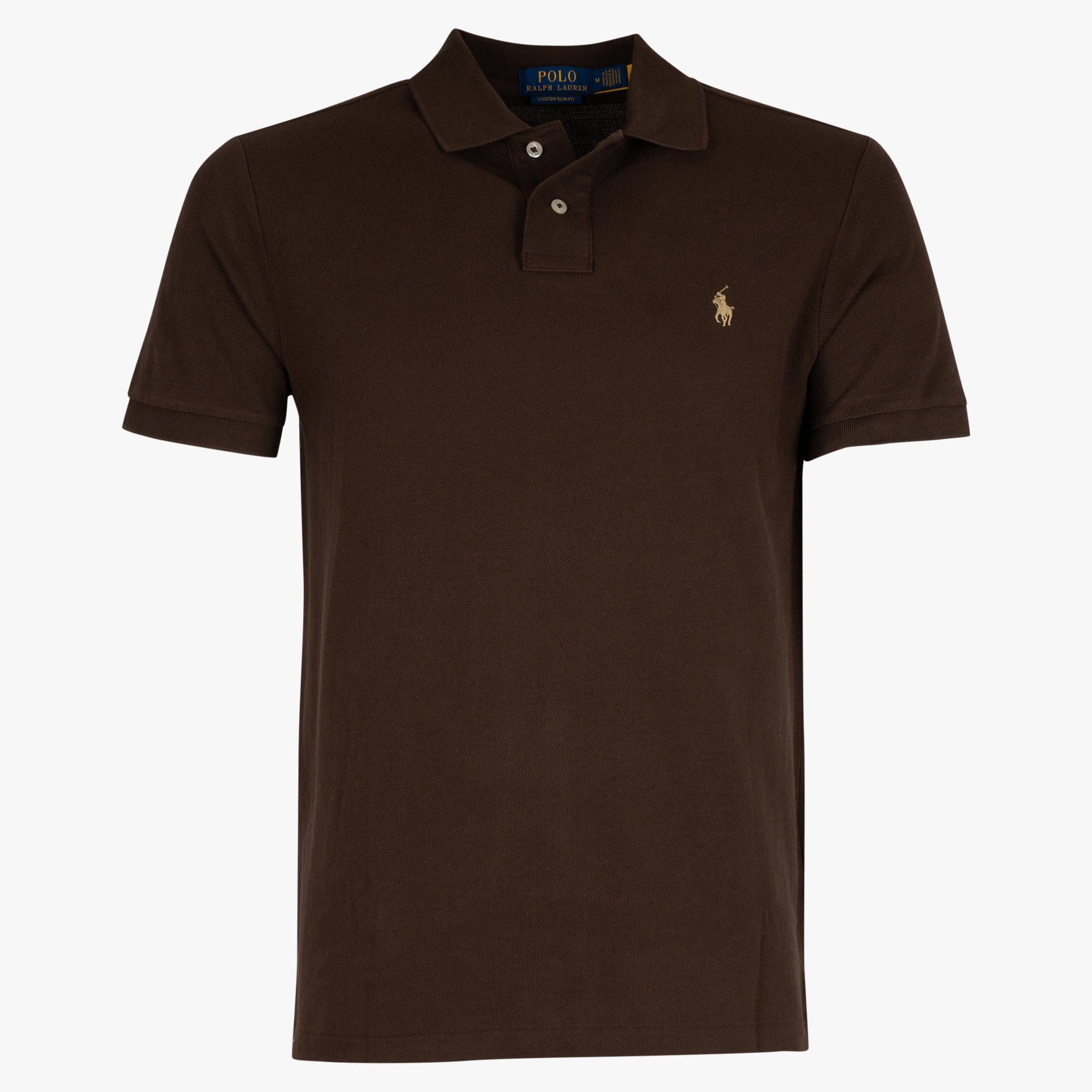 Ralph Lauren Polo Donkerbruin | Custom Slim Fit