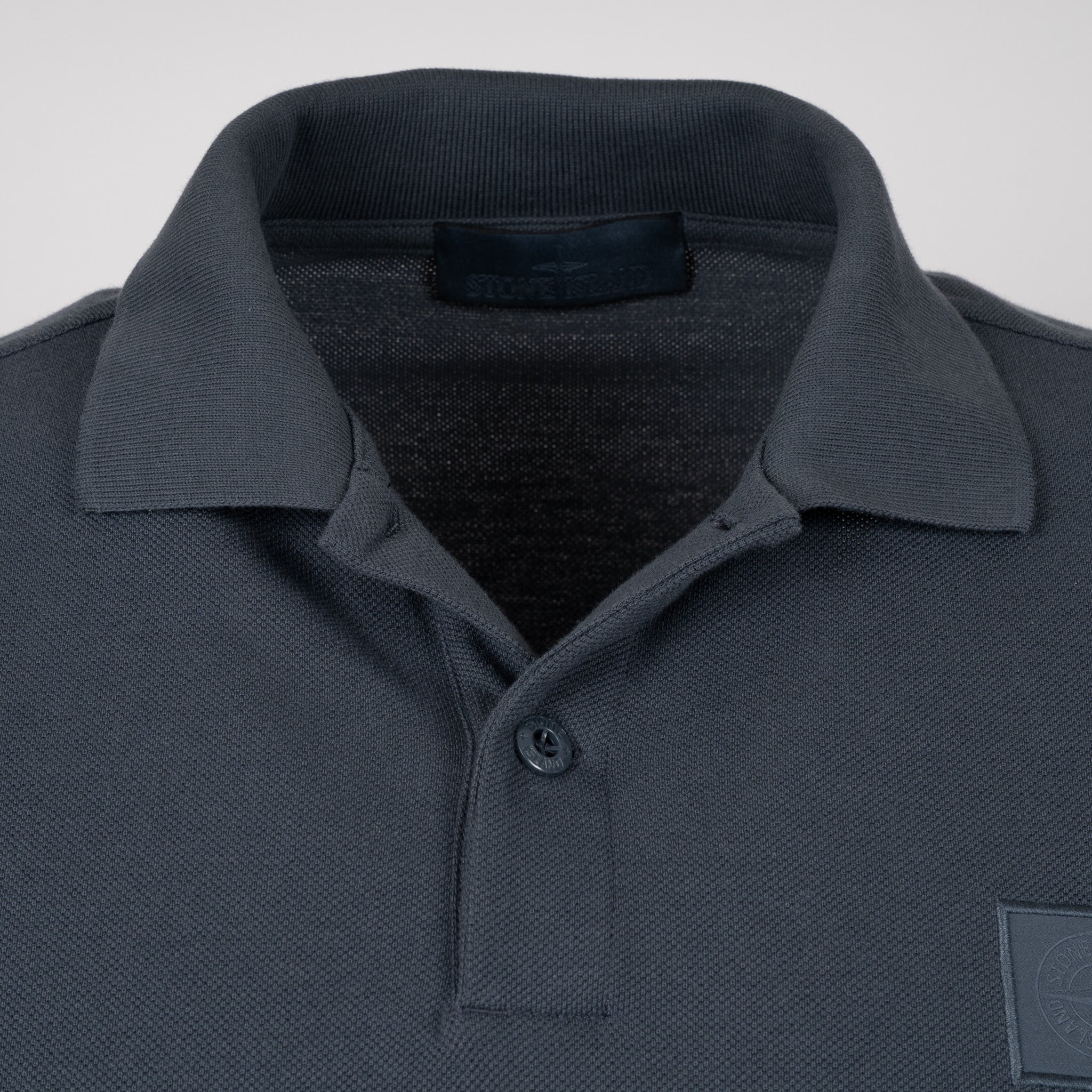 Stone Island Polo Blauw | Ghost