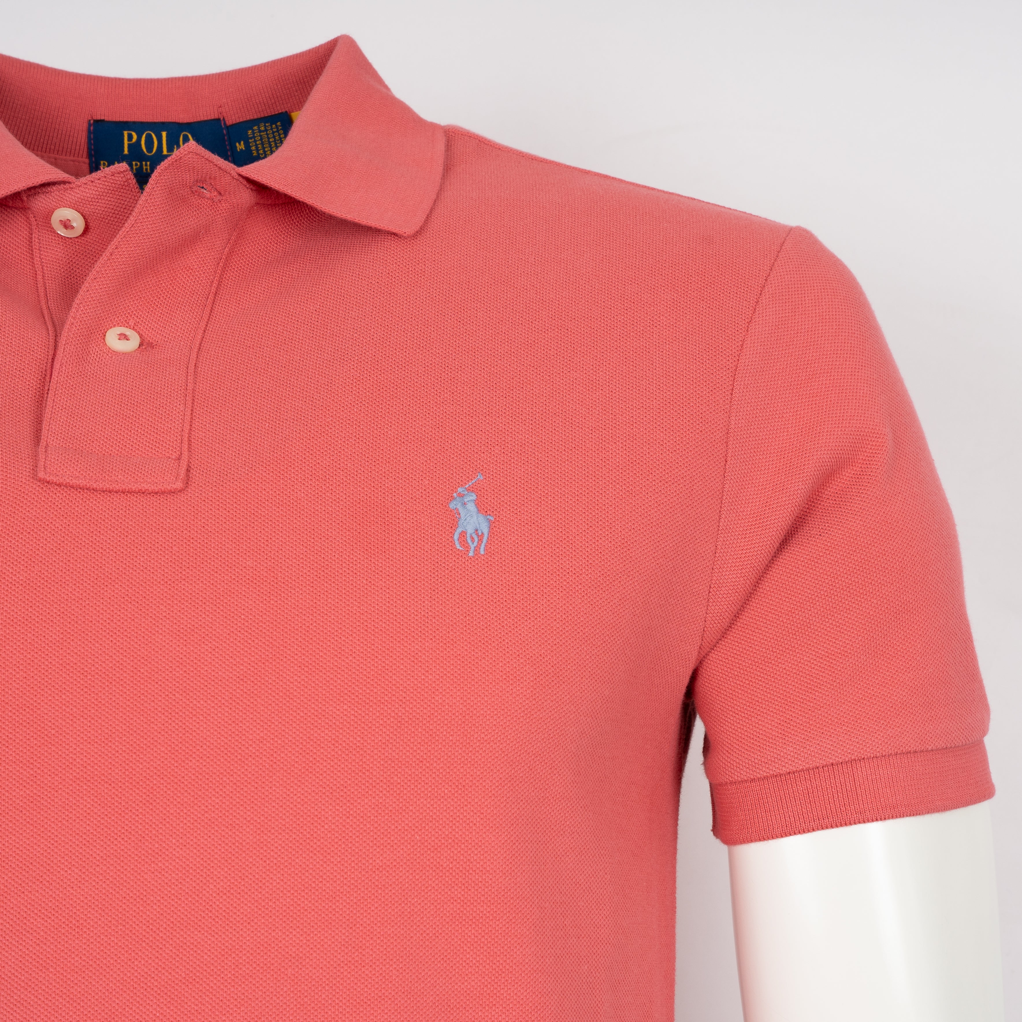 Ralph Lauren Polo Koraal Roze | Slim Fit