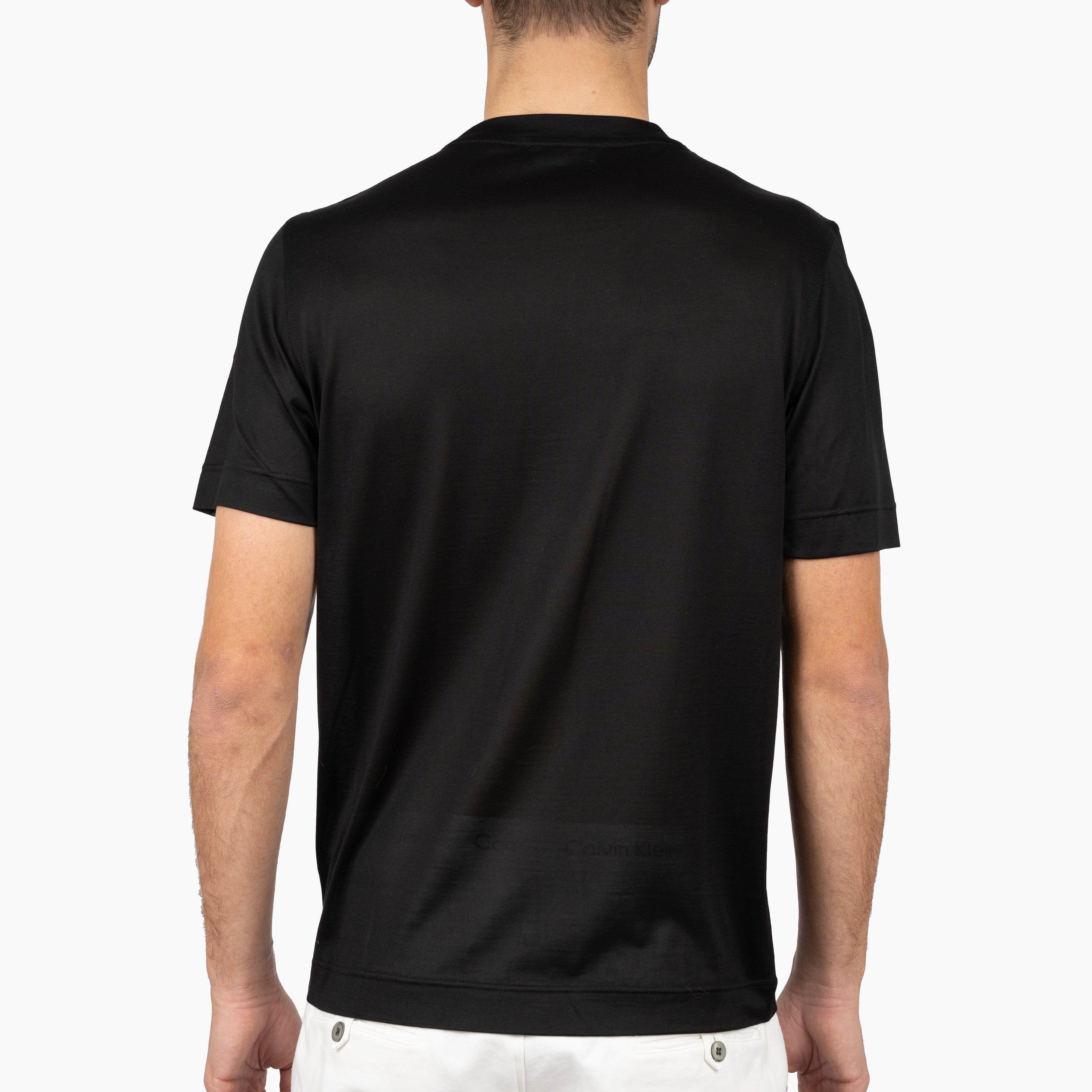 Gran Sasso T-shirt Zijde Zwart | Seta