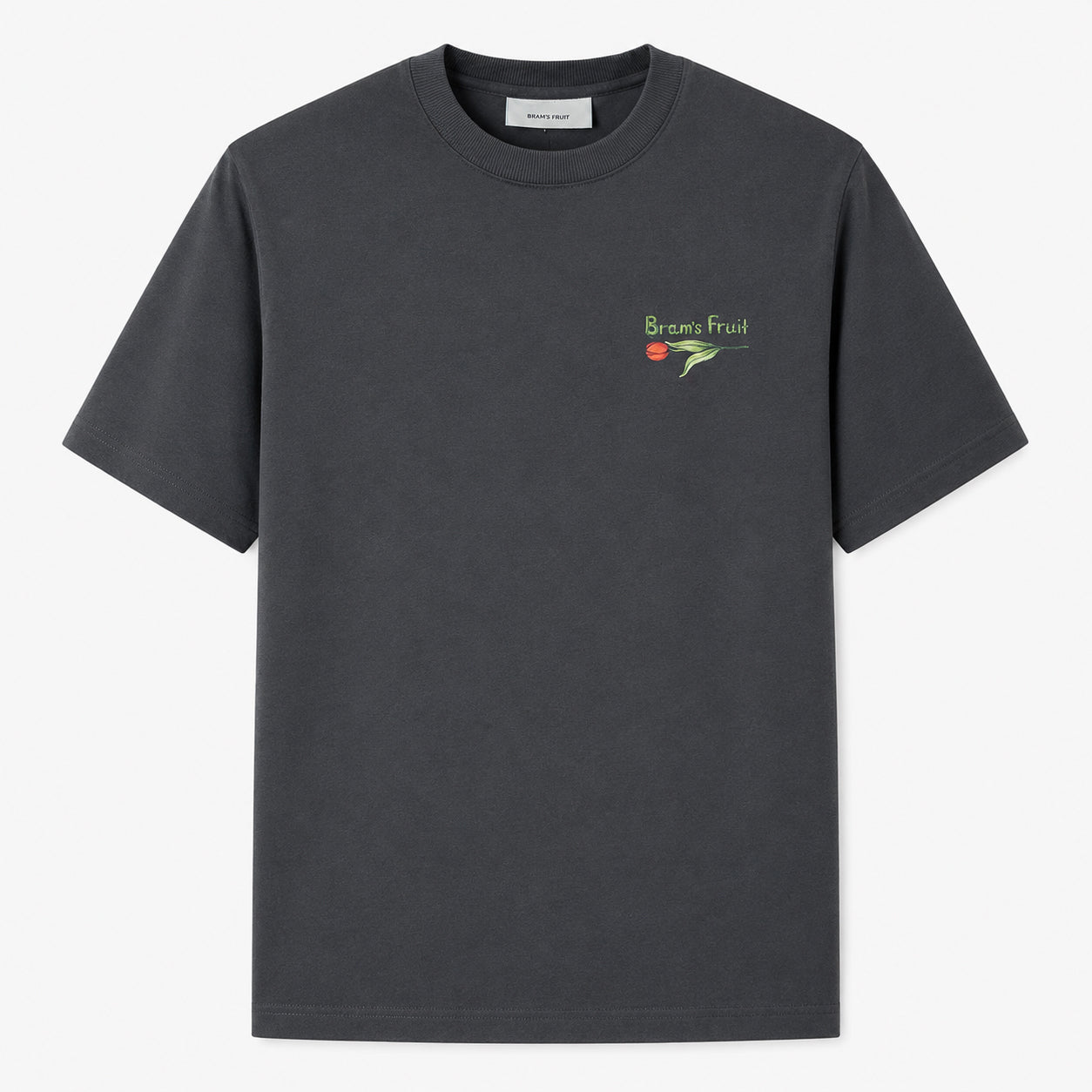 Bram's Fruit T-Shirt Backprint Zwart | Flora 2.0