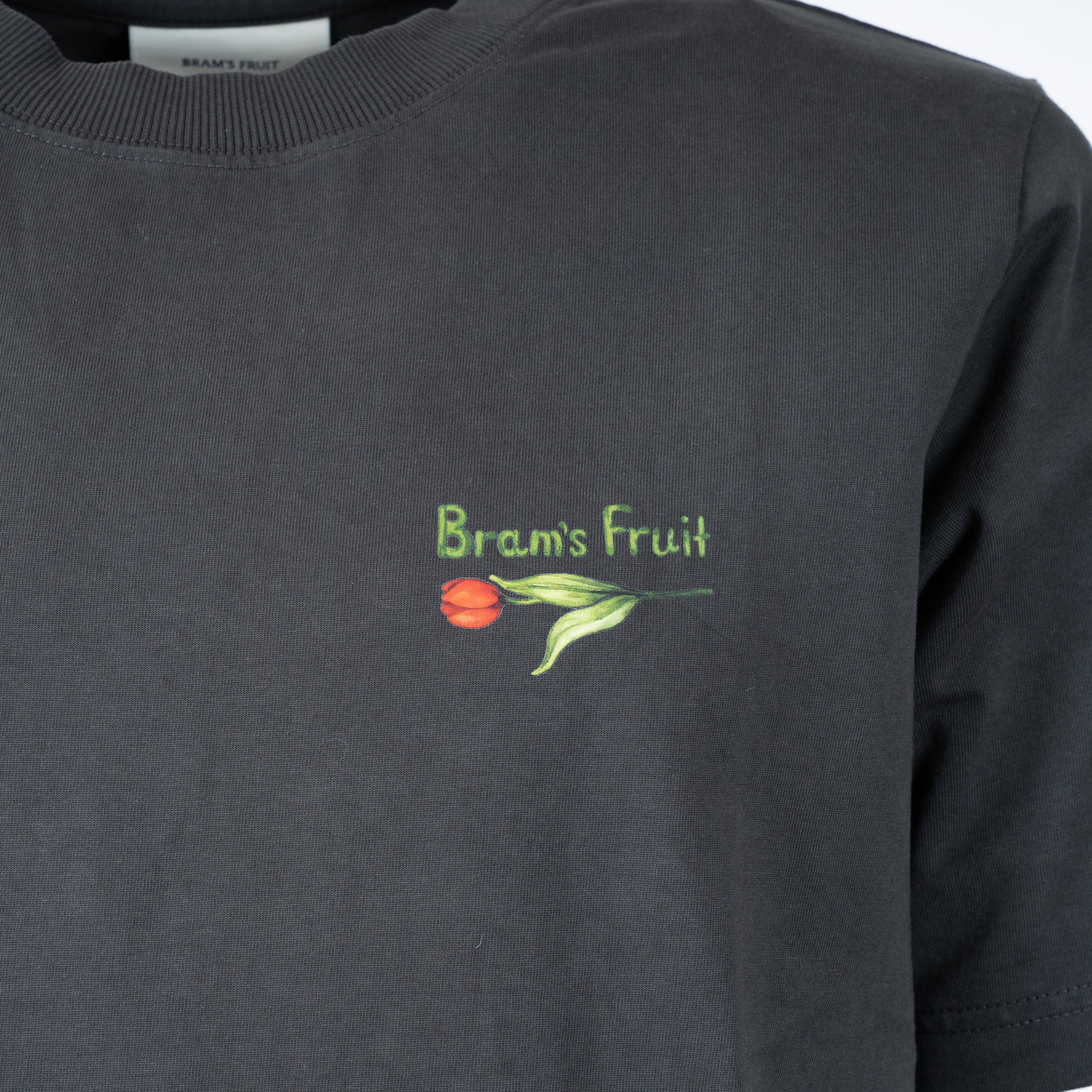 Bram's Fruit T-Shirt Backprint Zwart | Flora 2.0