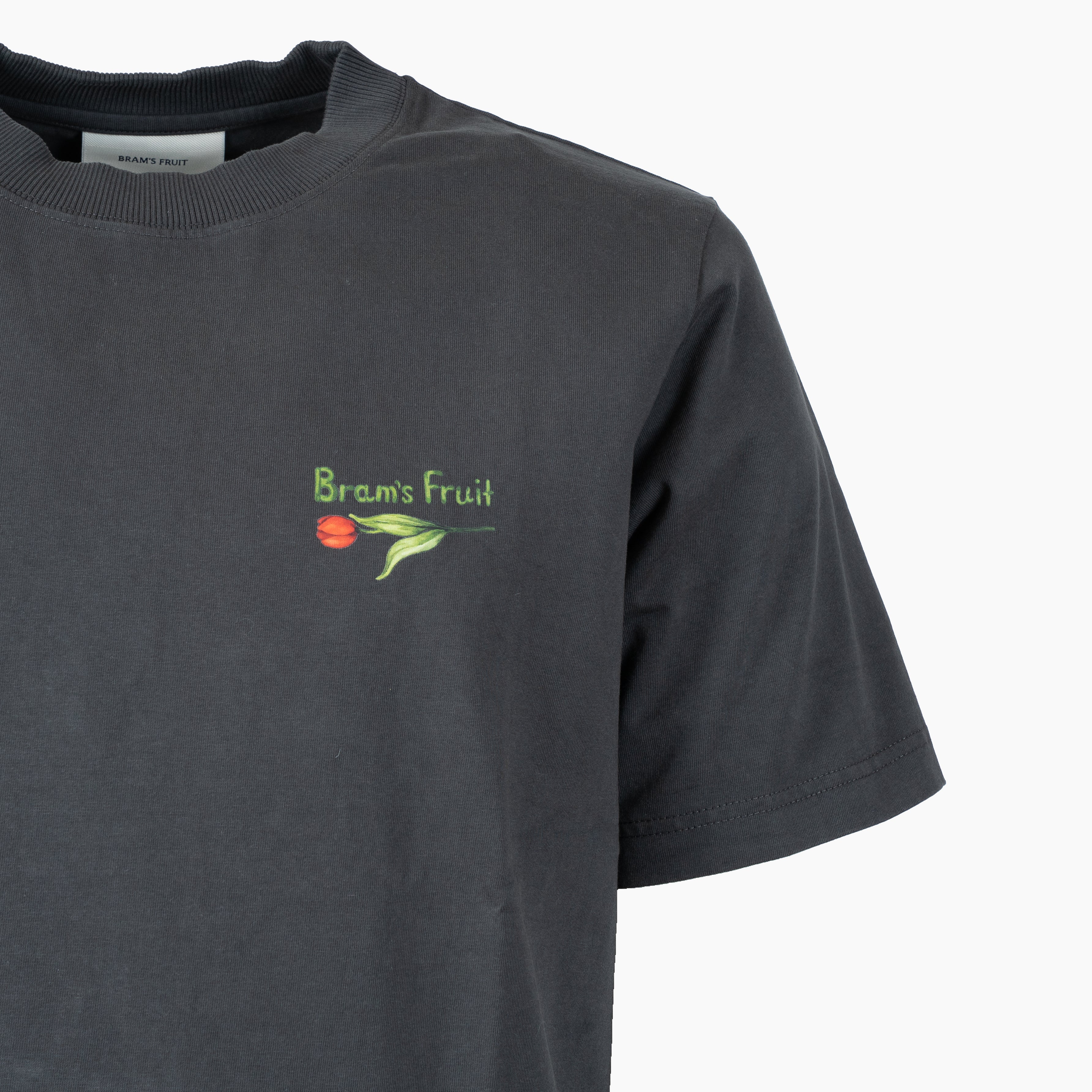 Bram's Fruit T-Shirt Backprint Zwart | Flora 2.0