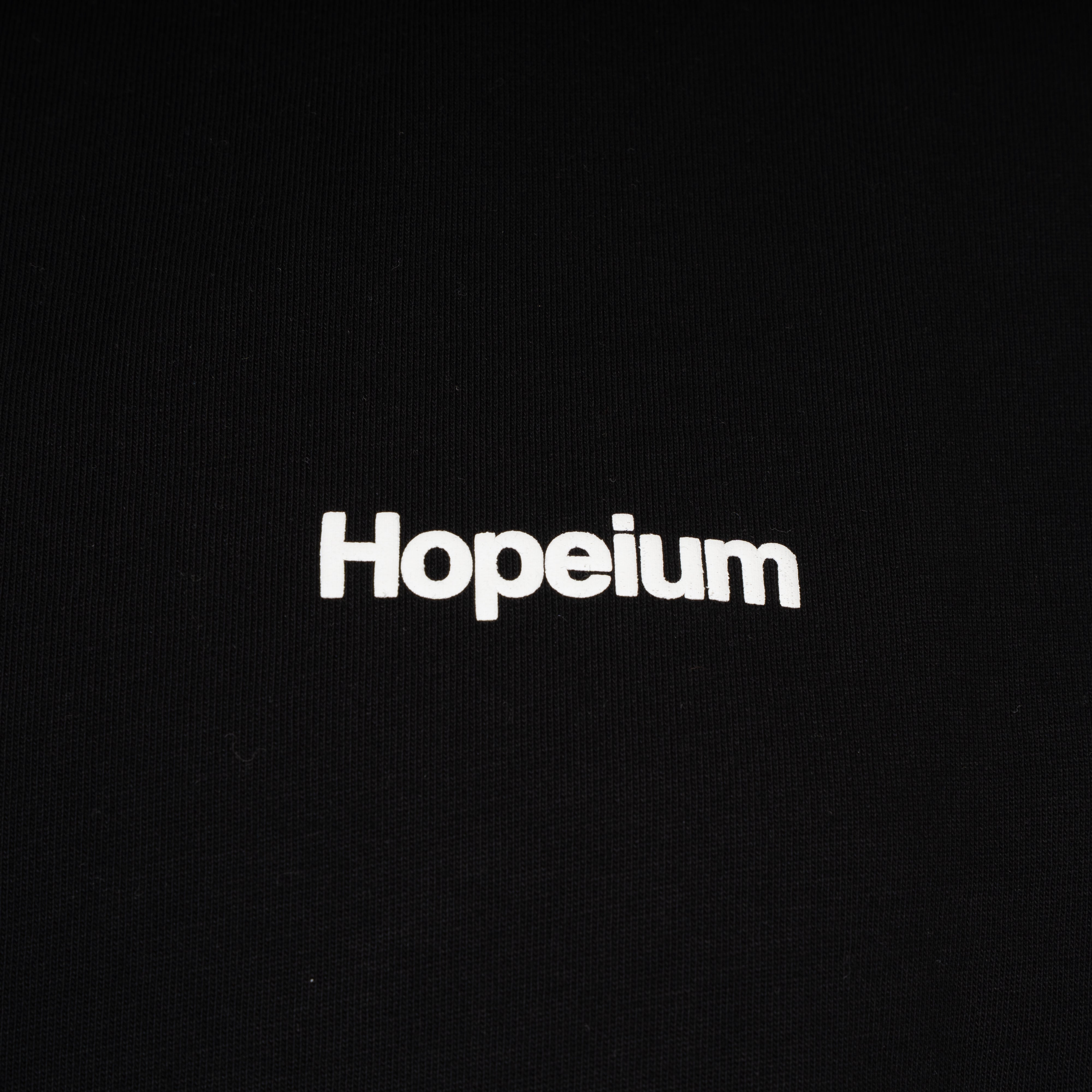 Hopeium T-Shirt Backprint Zwart | F*cking Amazing Tee