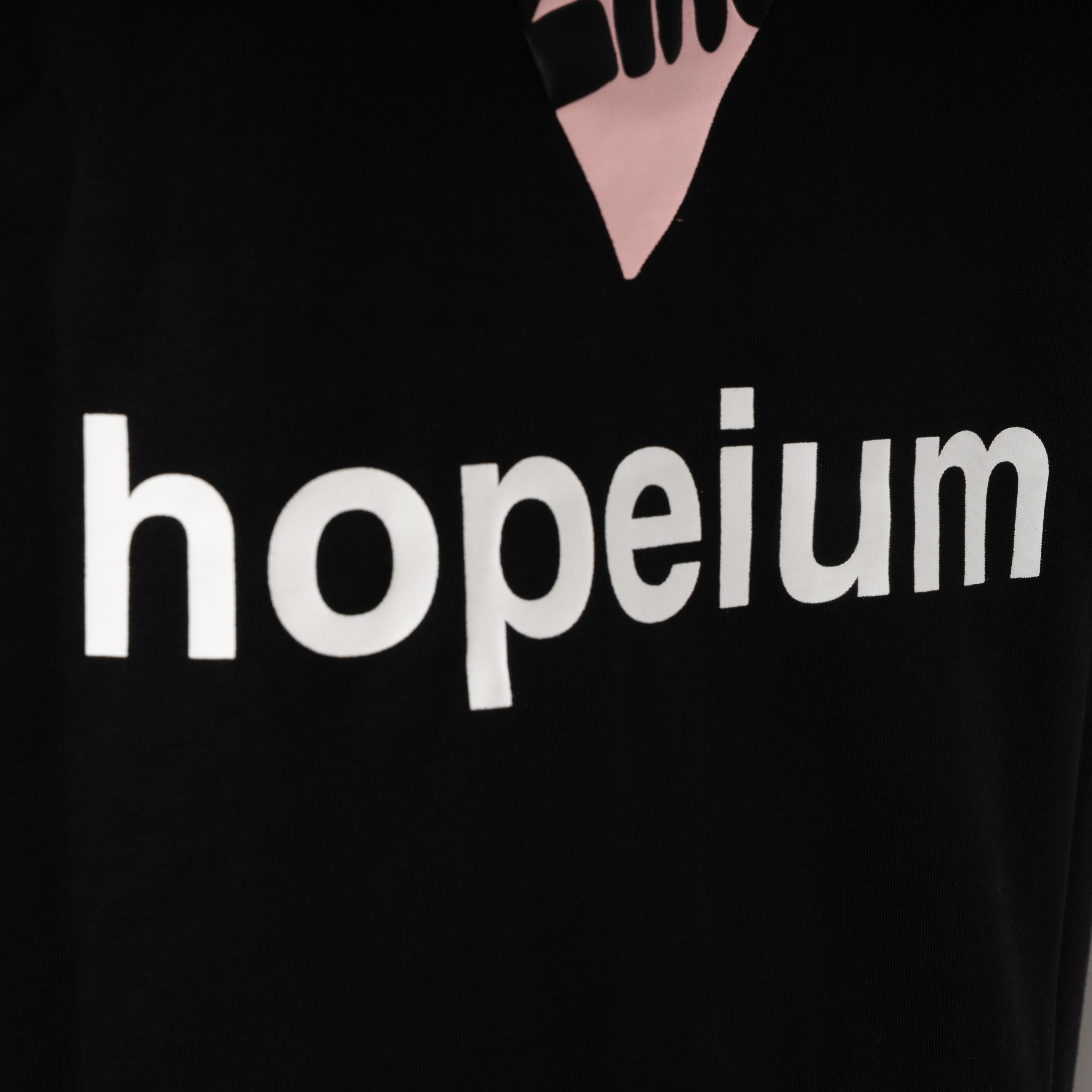 Hopeium T-Shirt Backprint Zwart | F*cking Amazing Tee