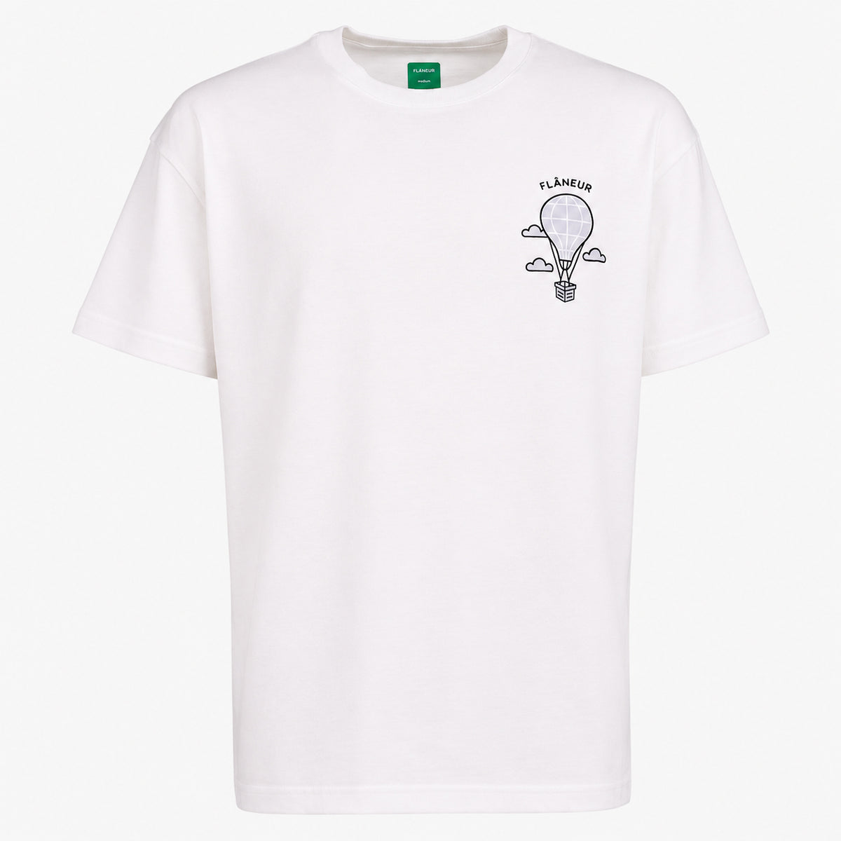 Flaneur T-Shirt Backprint Wit | Balloon