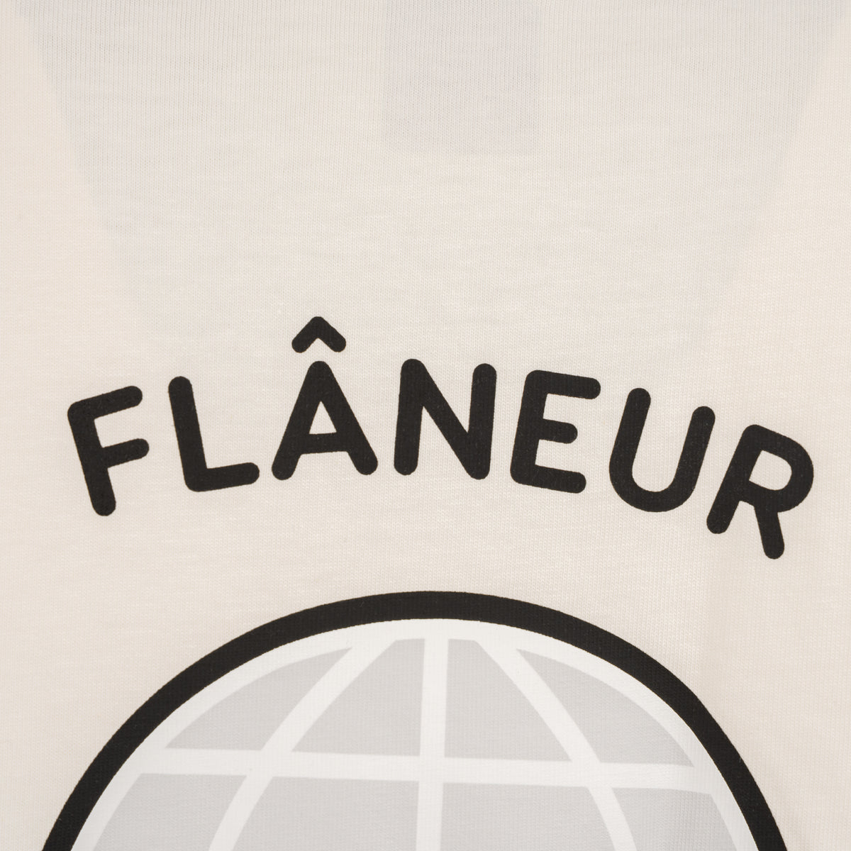 Flaneur T-Shirt Backprint Wit | Balloon