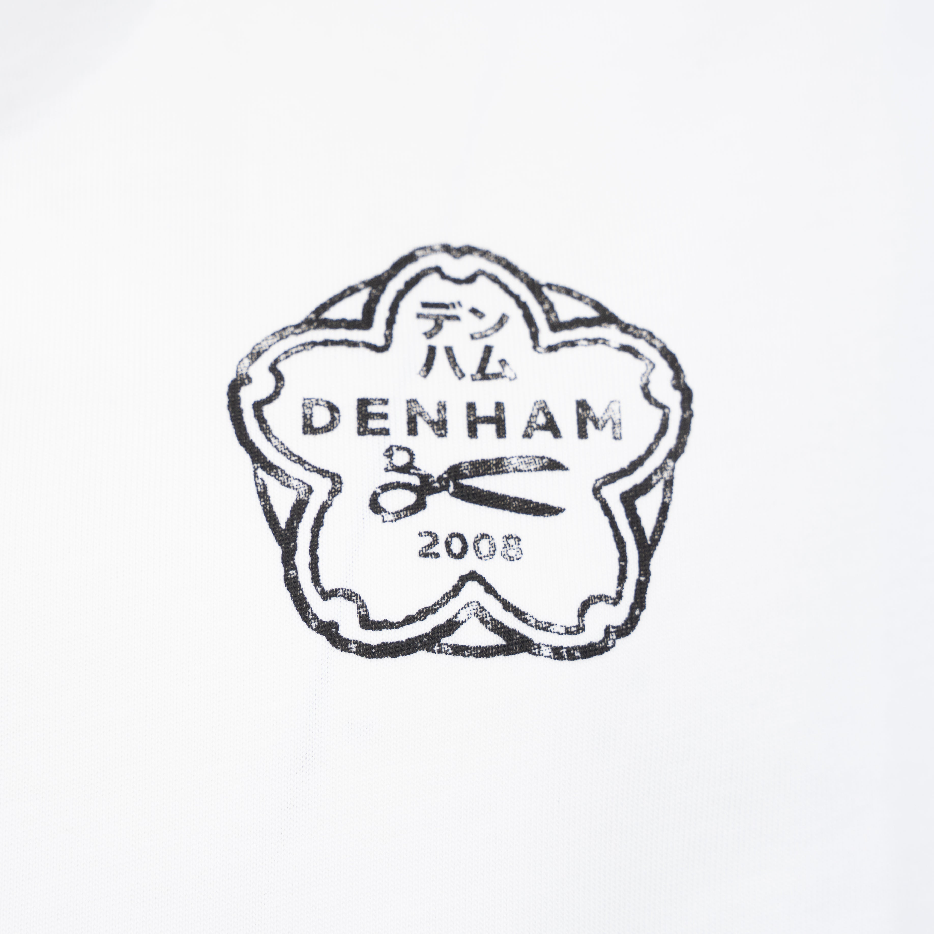 Denham T-Shirt Backprint Wit | Roots Tee