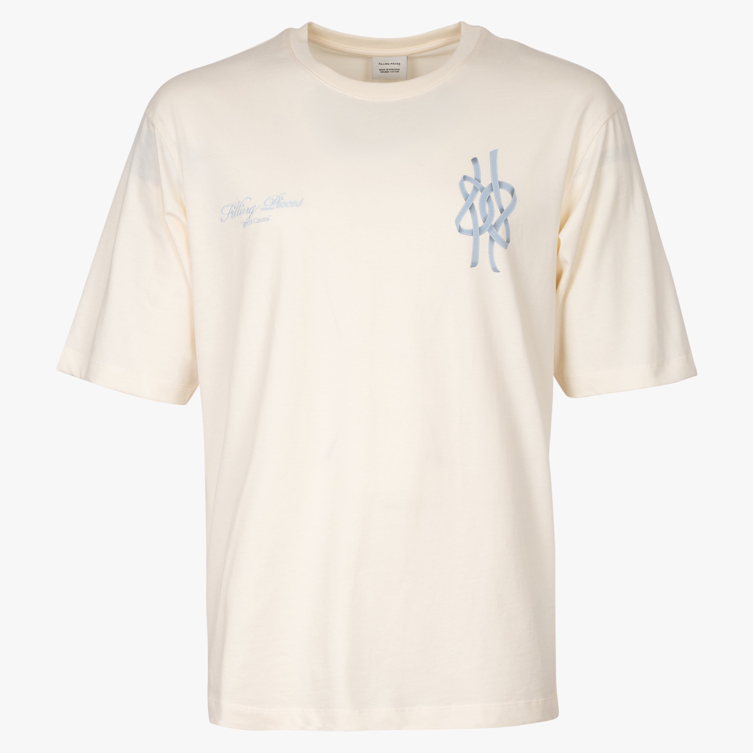 Filling Pieces T-Shirt Backprint Crème | Boxy Film Strip